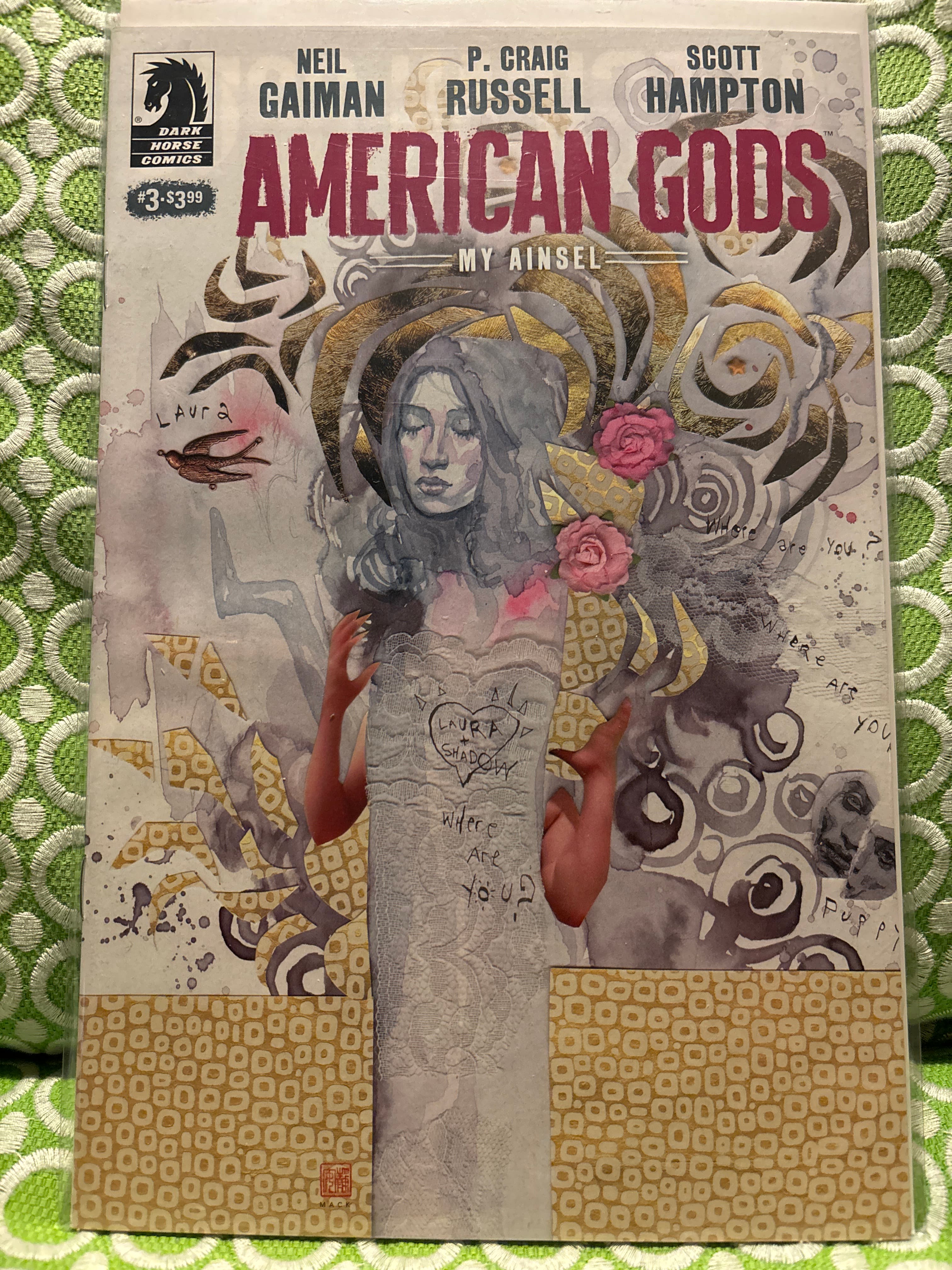 Cover of American Gods: My Ainsel (2018) #3 — David Mack