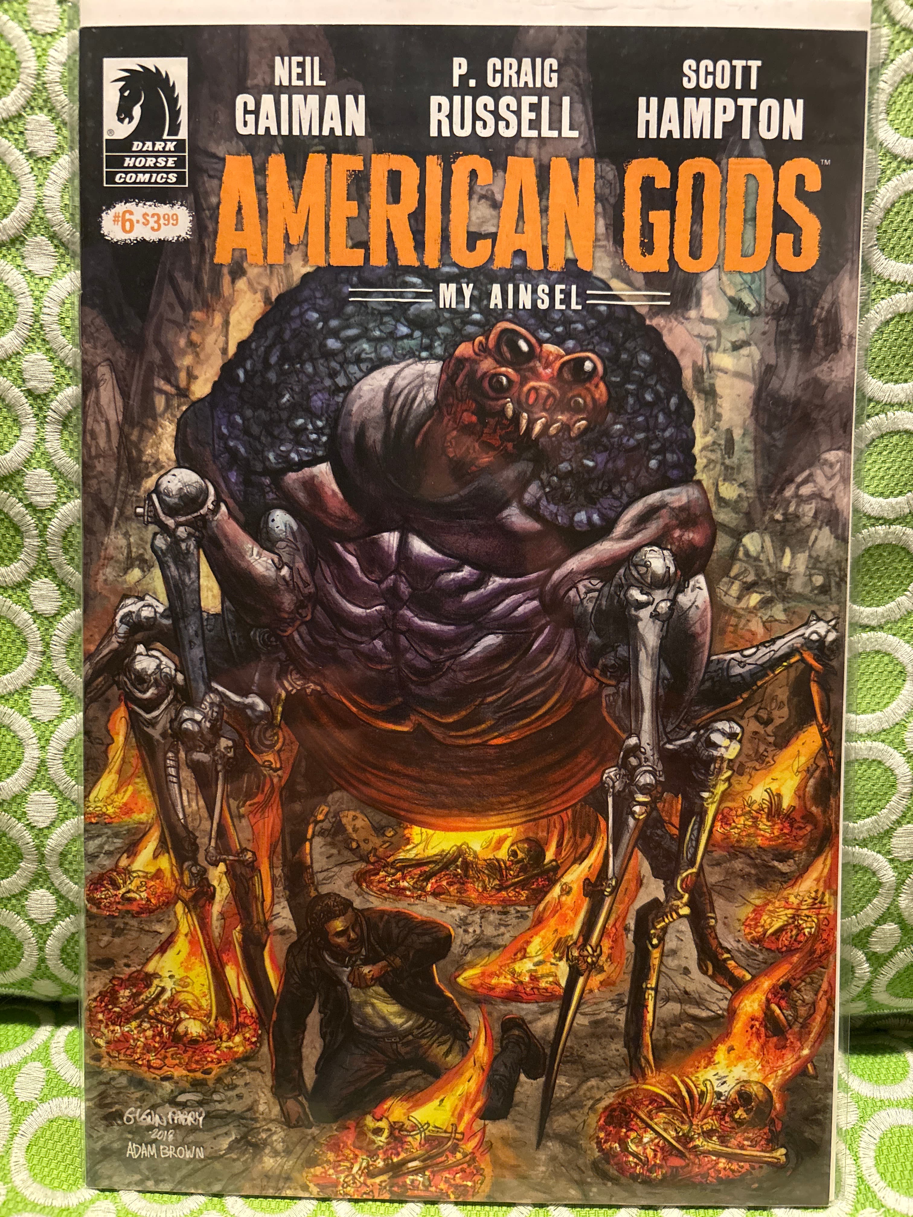 Cover of American Gods: My Ainsel (2018) #6 — Glenn Fabry