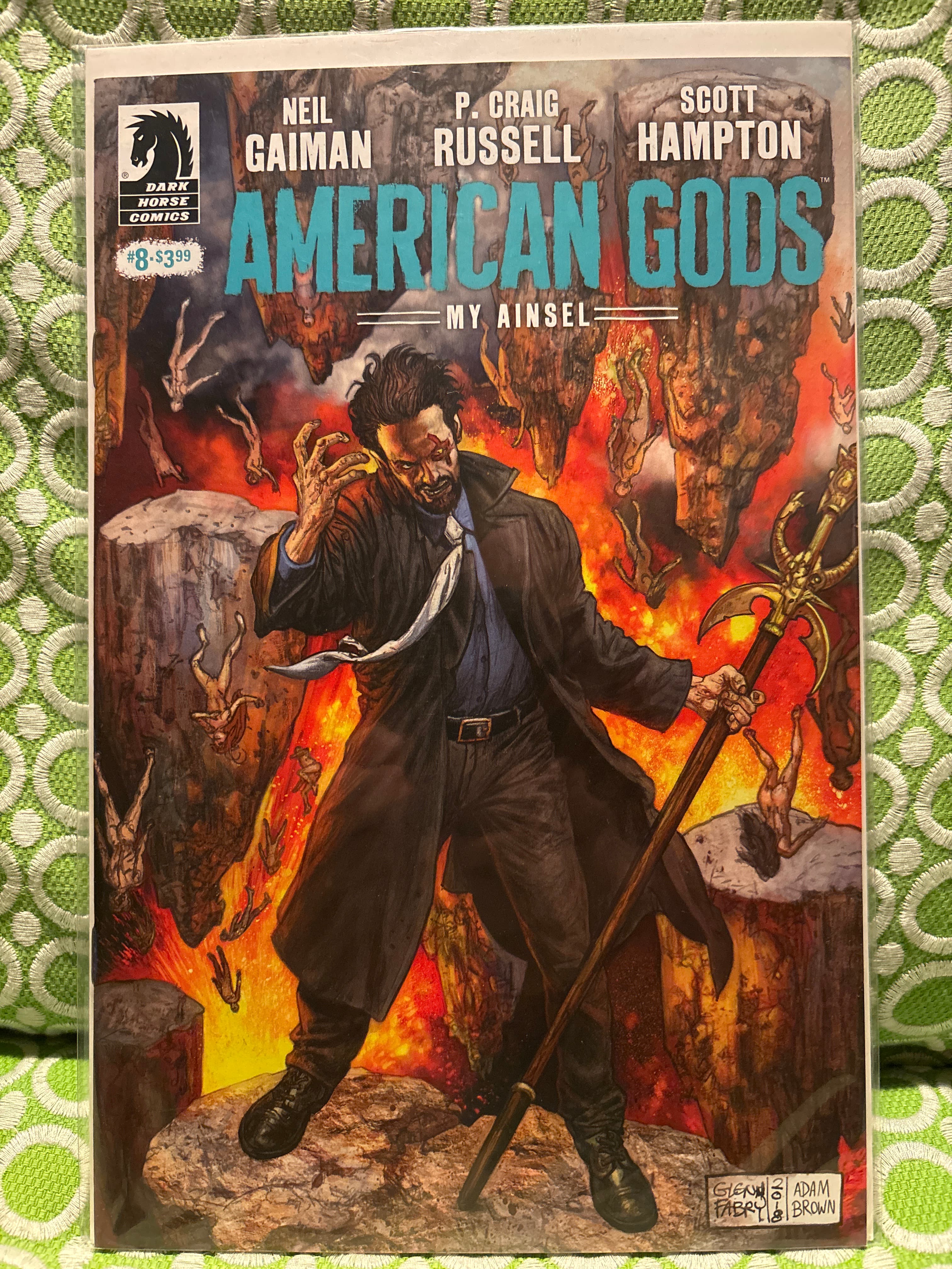 Cover of American Gods: My Ainsel (2018) #8 — Glenn Fabry