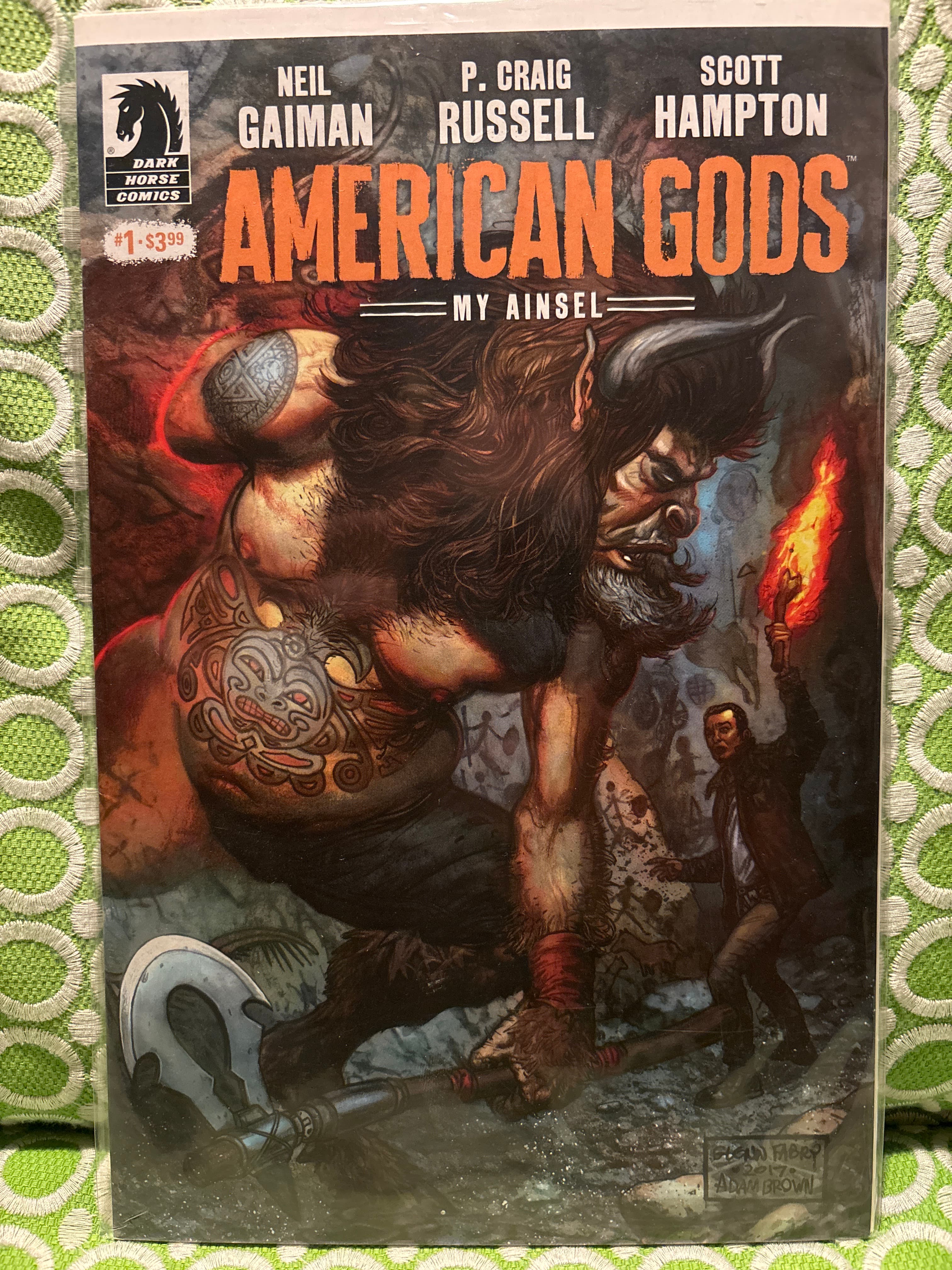 Cover of American Gods: My Ainsel (2018) #1 — Glenn Fabry