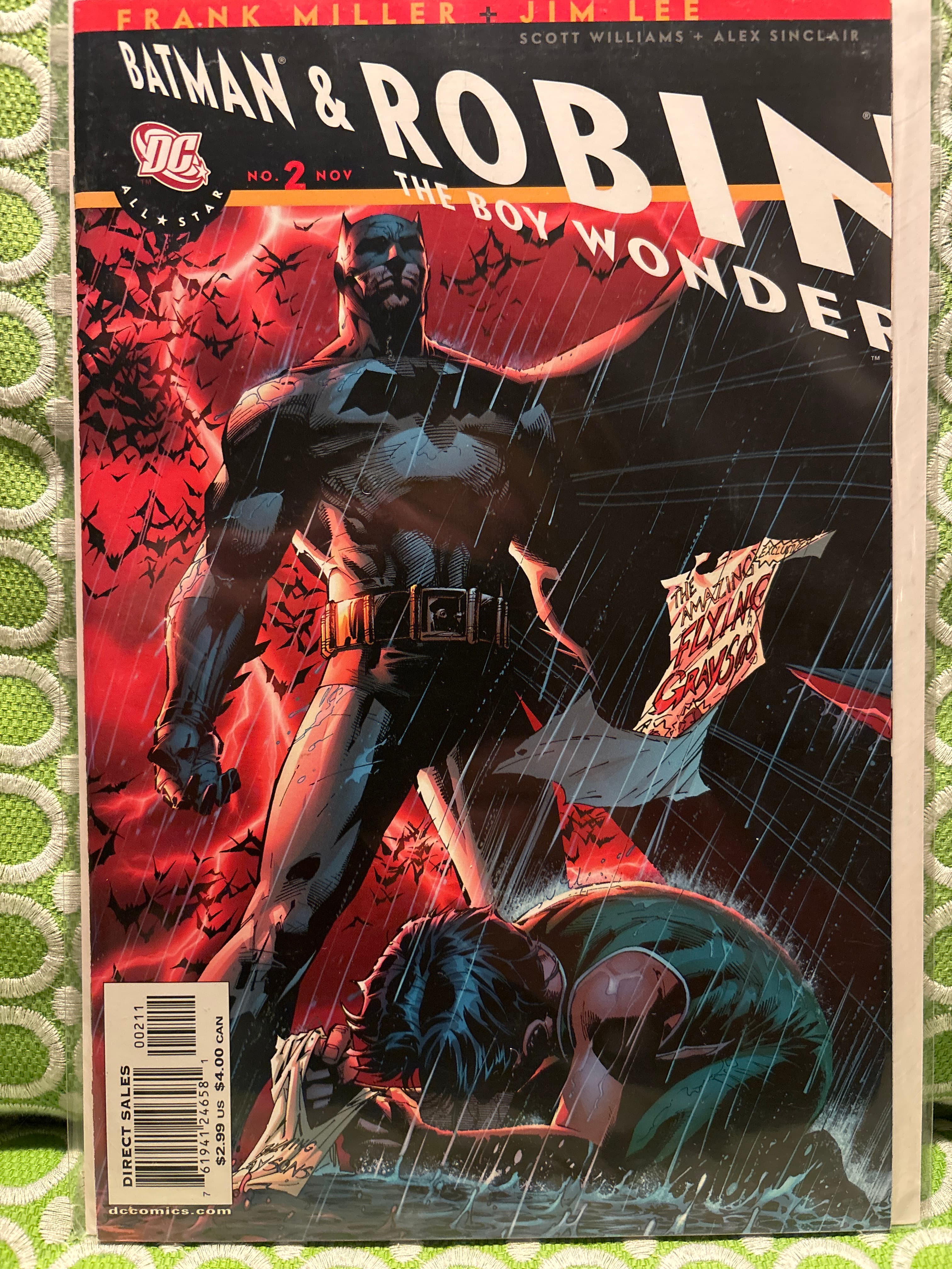 Cover of All Star Batman & Robin, the Boy Wonder (2005) #2 — Jim Lee / Scott Williams Cover