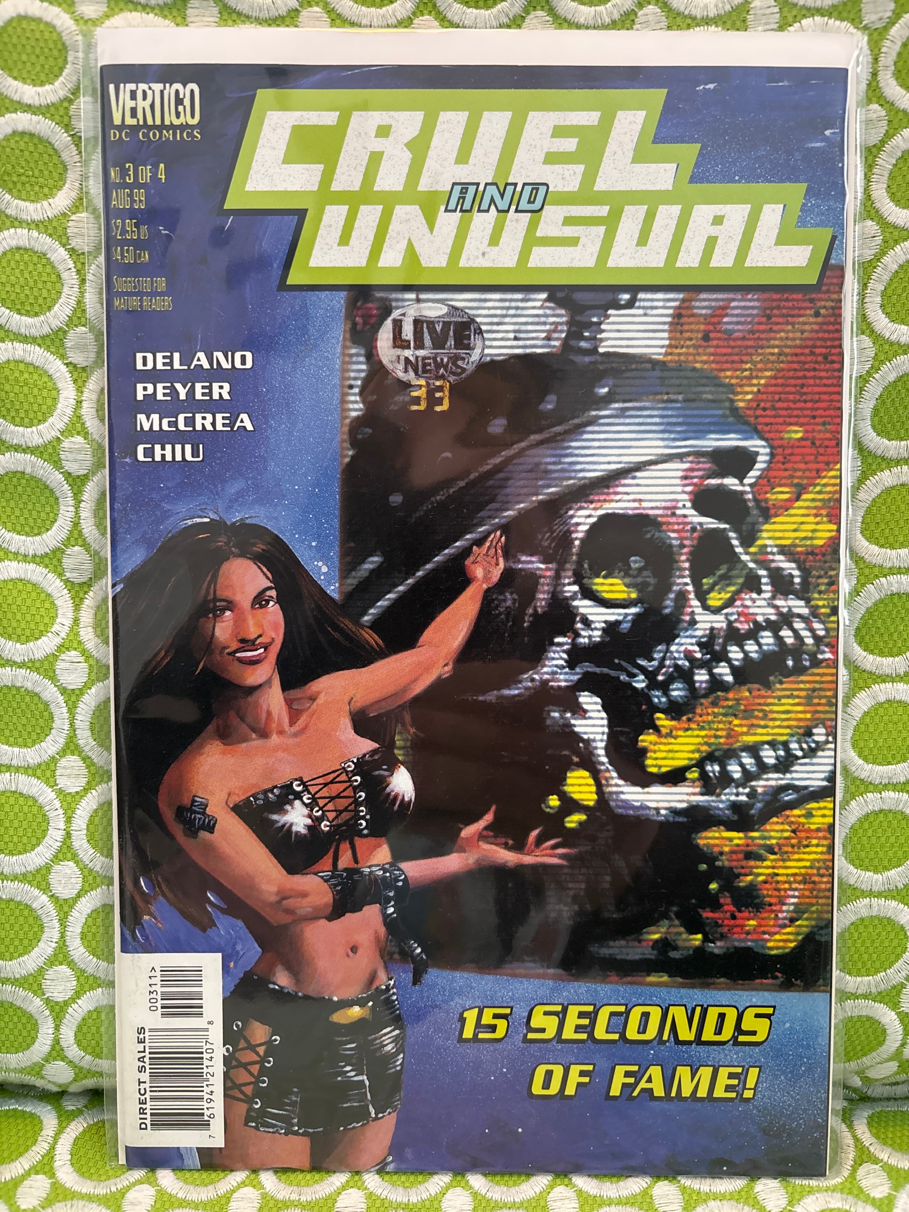 Cover of Cruel and Unusual (1999) #3