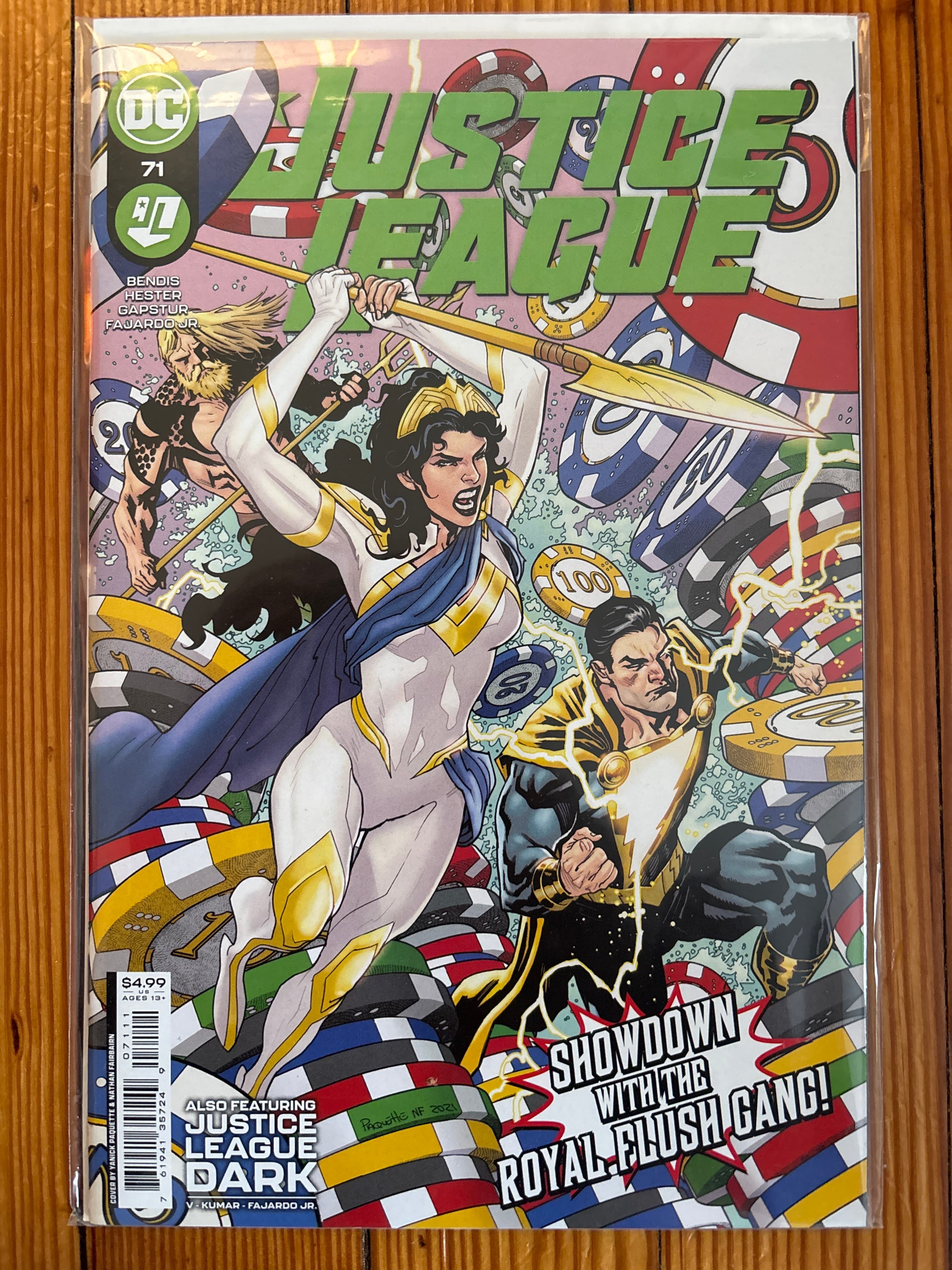 Cover of Justice League (2018) #71 — Yanick Paquette Cover