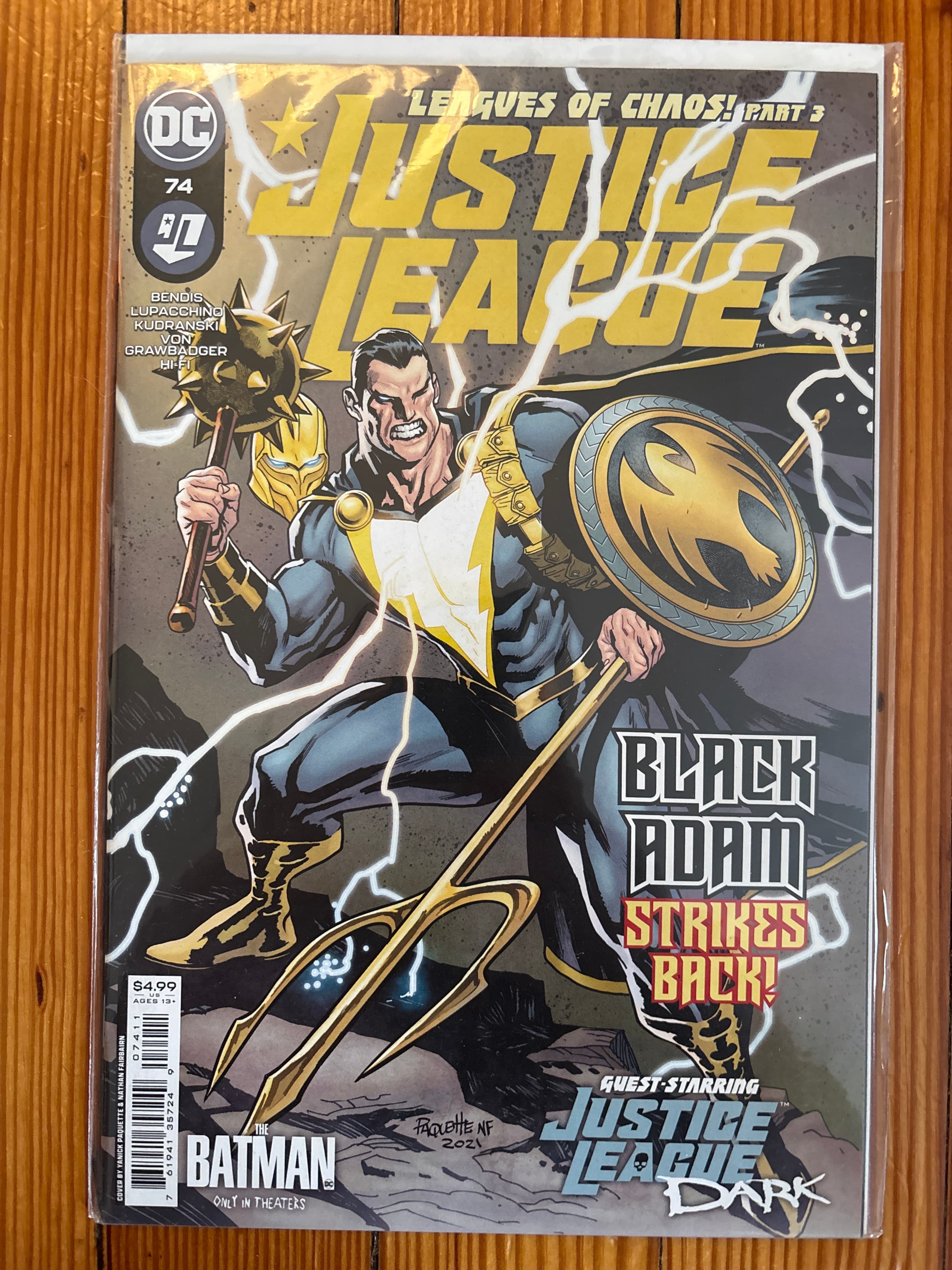 Cover of Justice League (2018) #74 — Yanick Paquette Cover