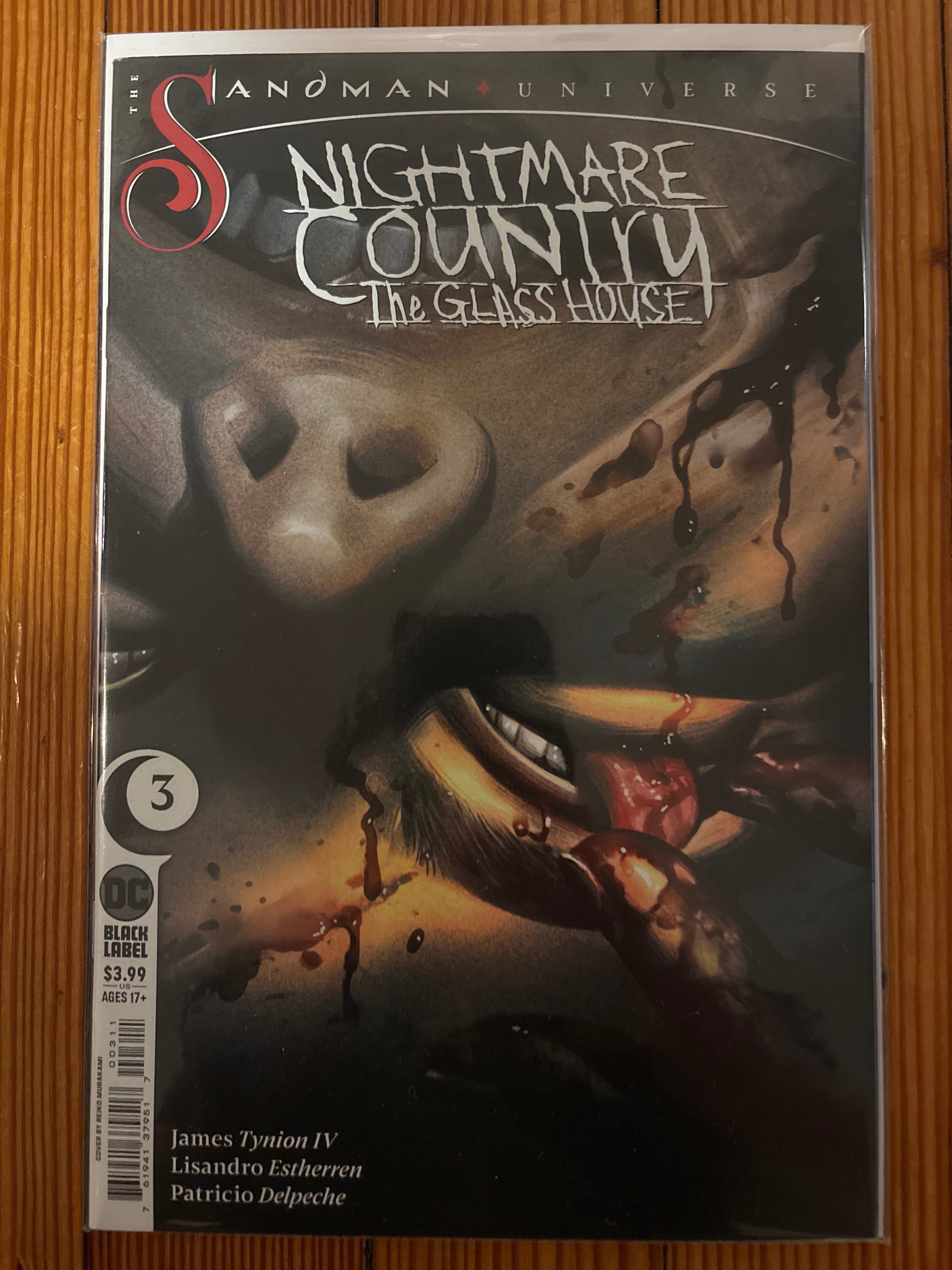 Cover of The Sandman Universe: Nightmare Country - The Glass House (2023) #3