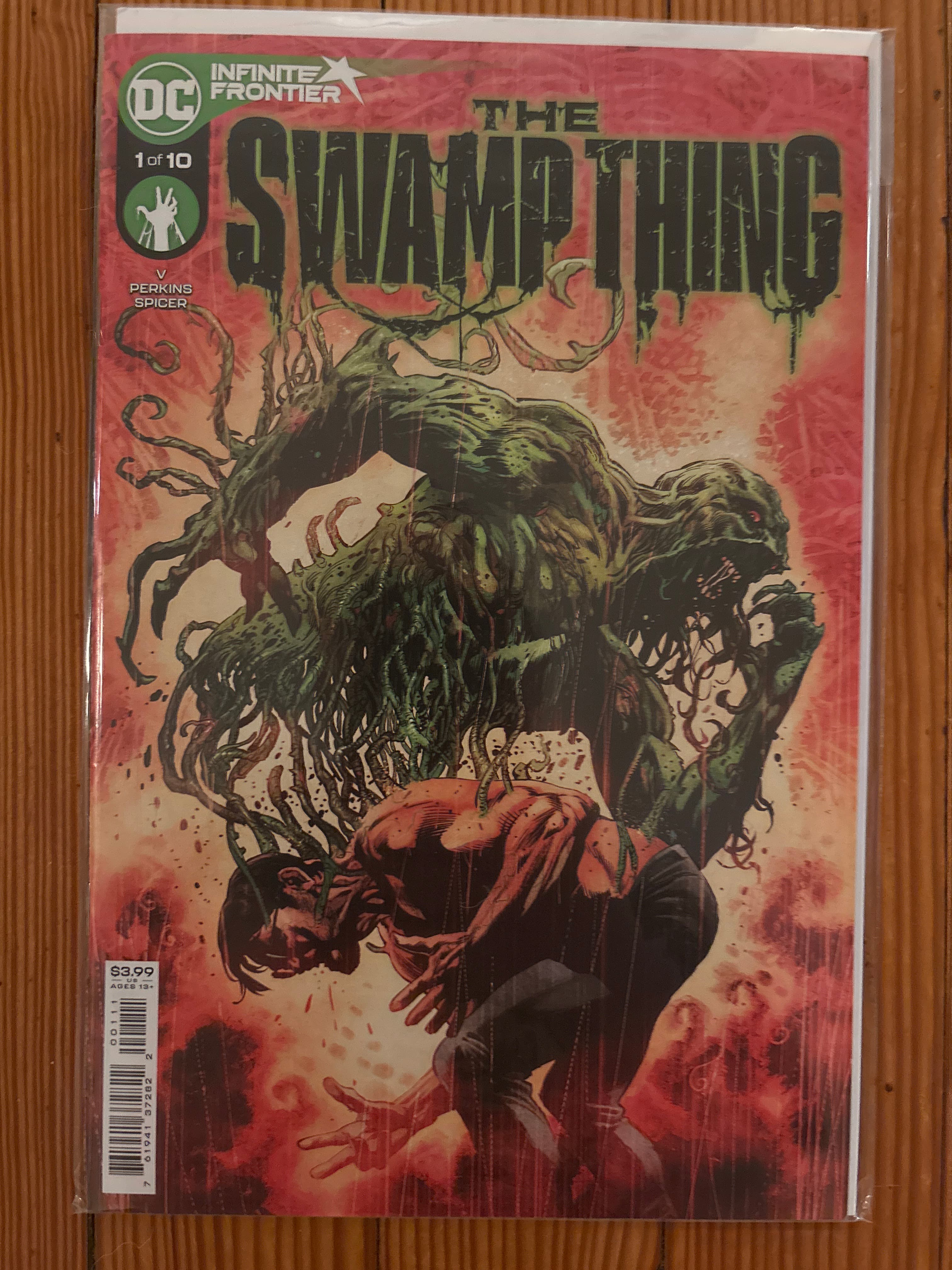 Cover of The Swamp Thing (2021) #1 — Mike Perkins Cover