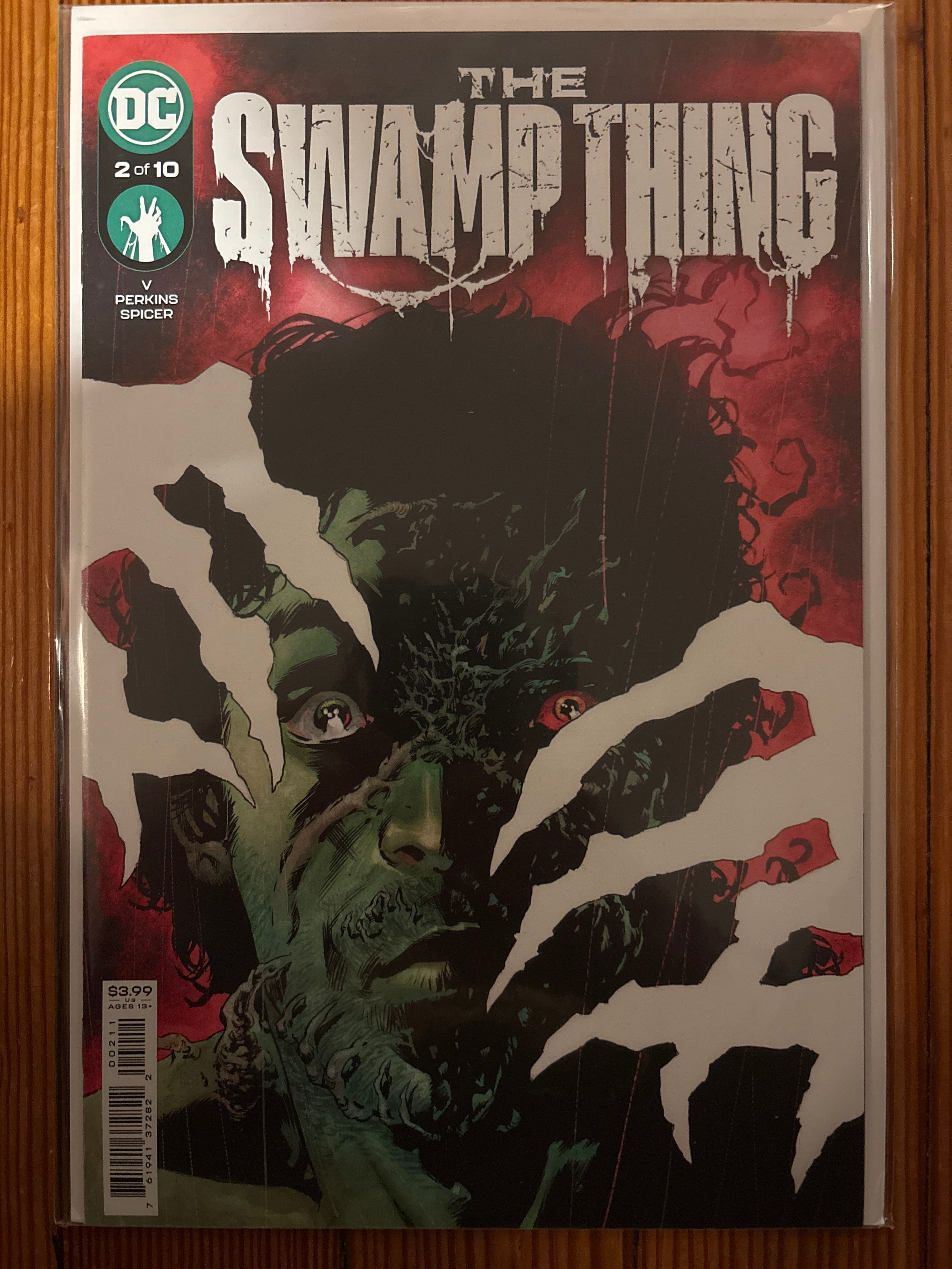 Cover of The Swamp Thing (2021) #2 — Mike Perkins Cover