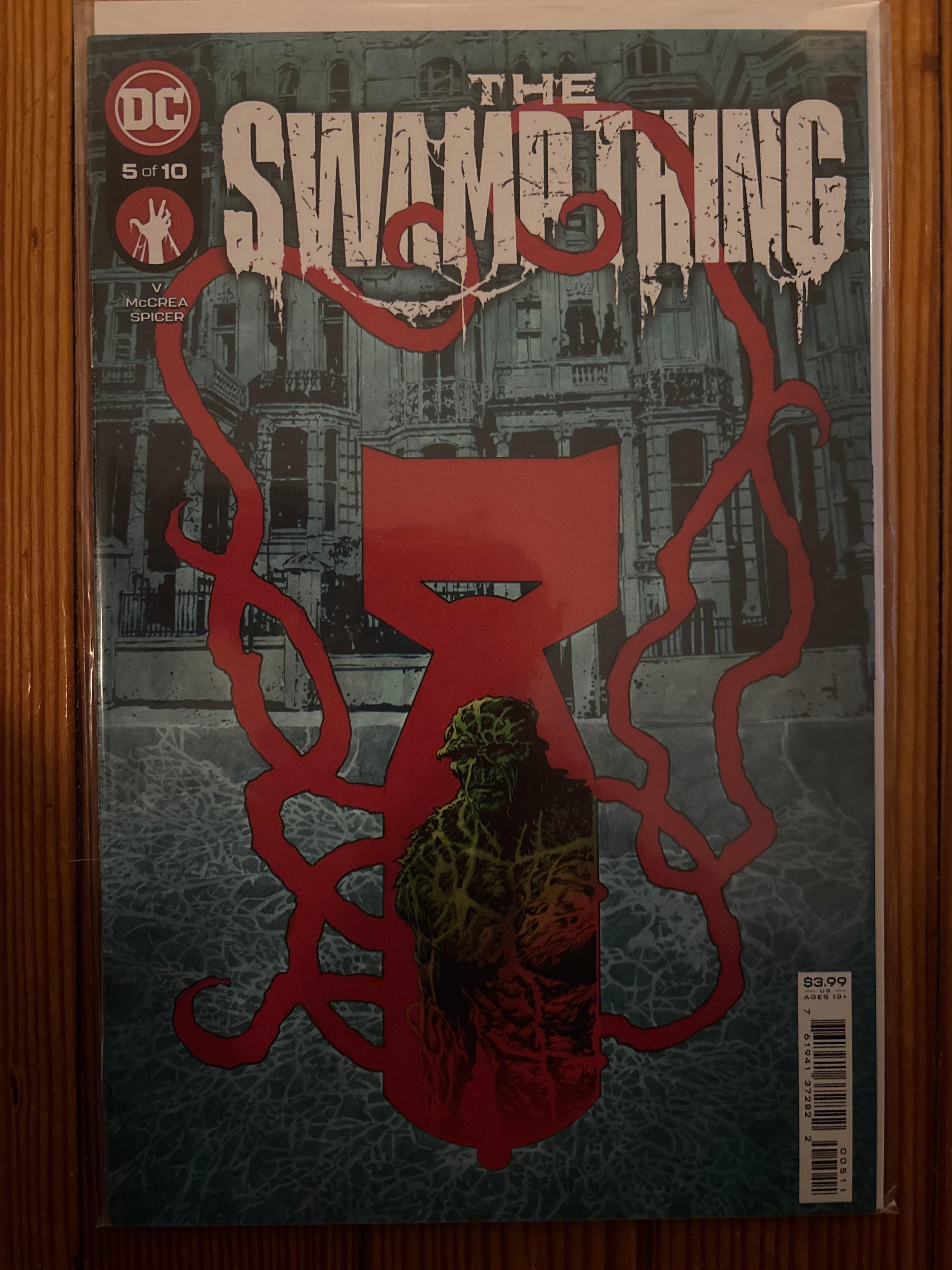 Cover of The Swamp Thing (2021) #5 — Mike Perkins Cover