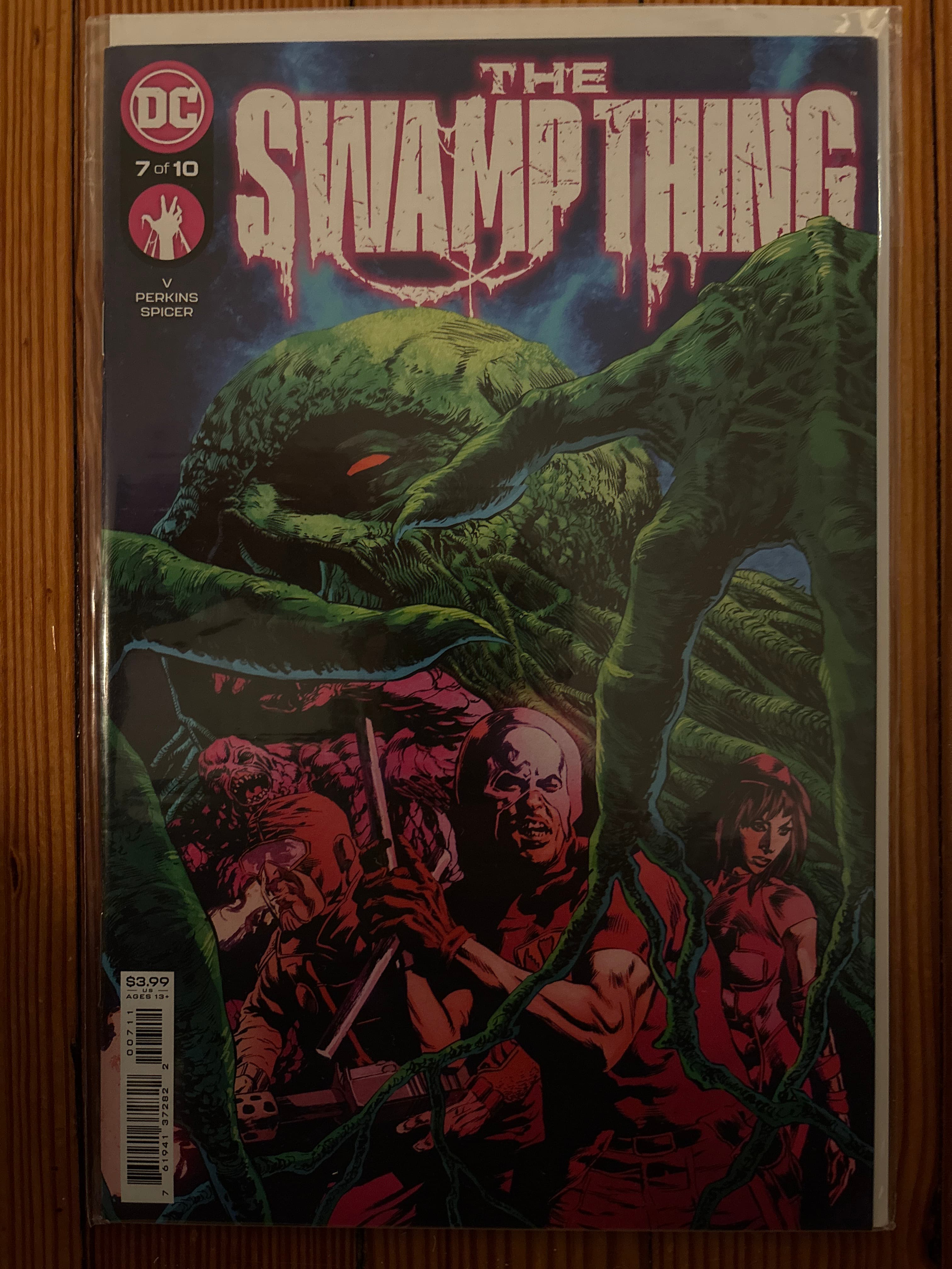 Cover of The Swamp Thing (2021) #7 — Mike Perkins Cover