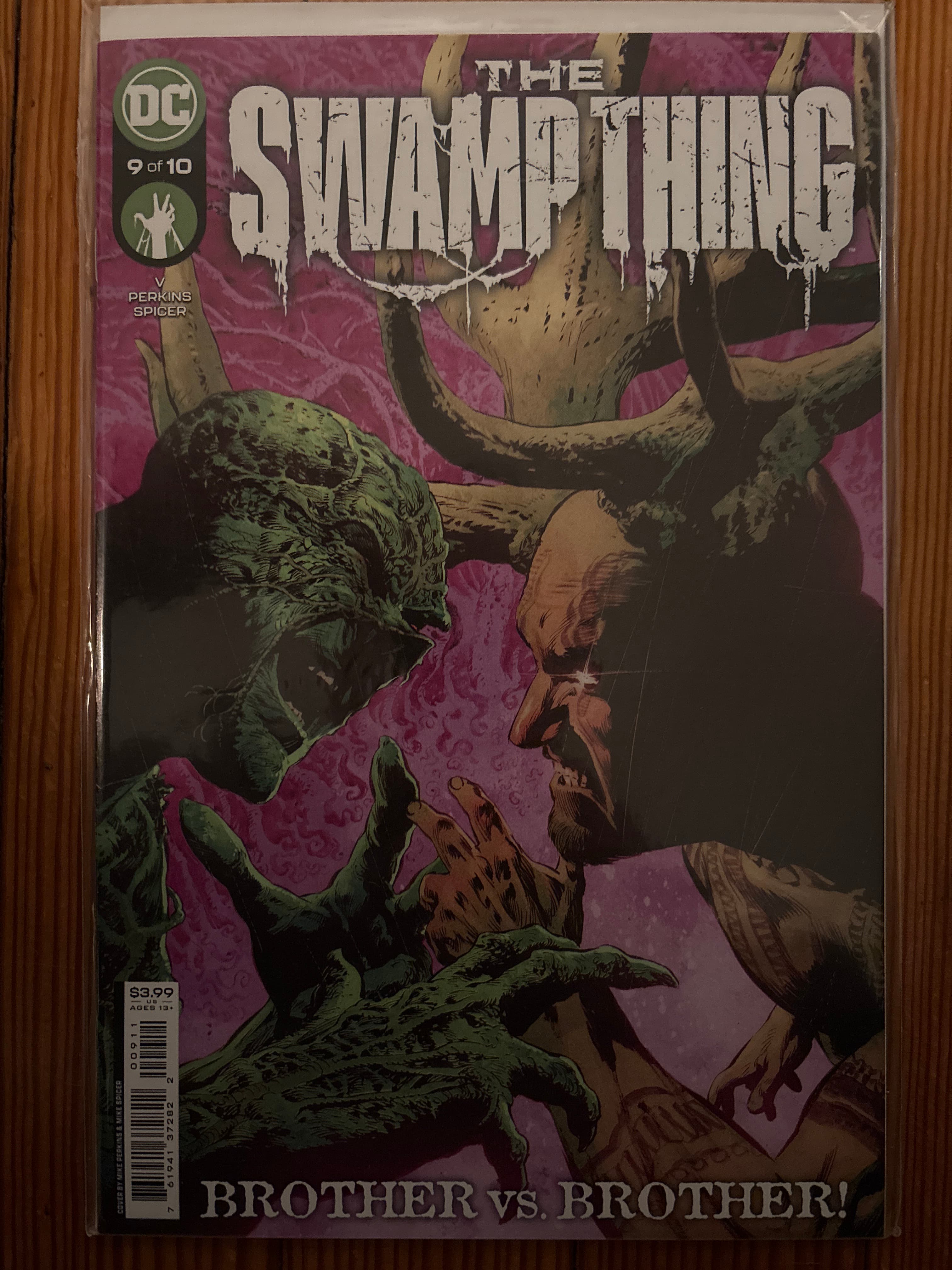 Cover of The Swamp Thing (2021) #9 — Mike Perkins Cover