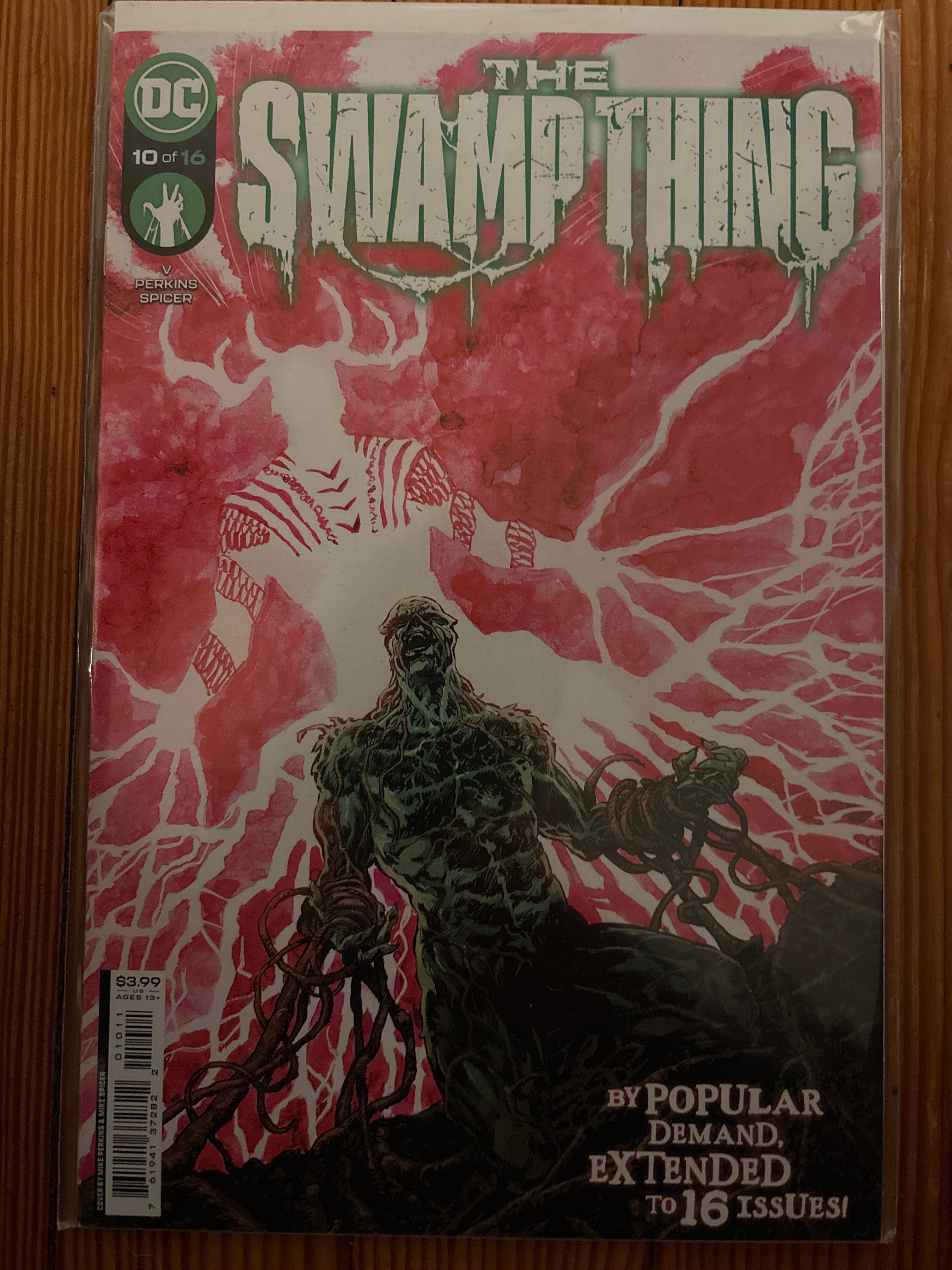 Cover of The Swamp Thing (2021) #10 — Mike Perkins Cover