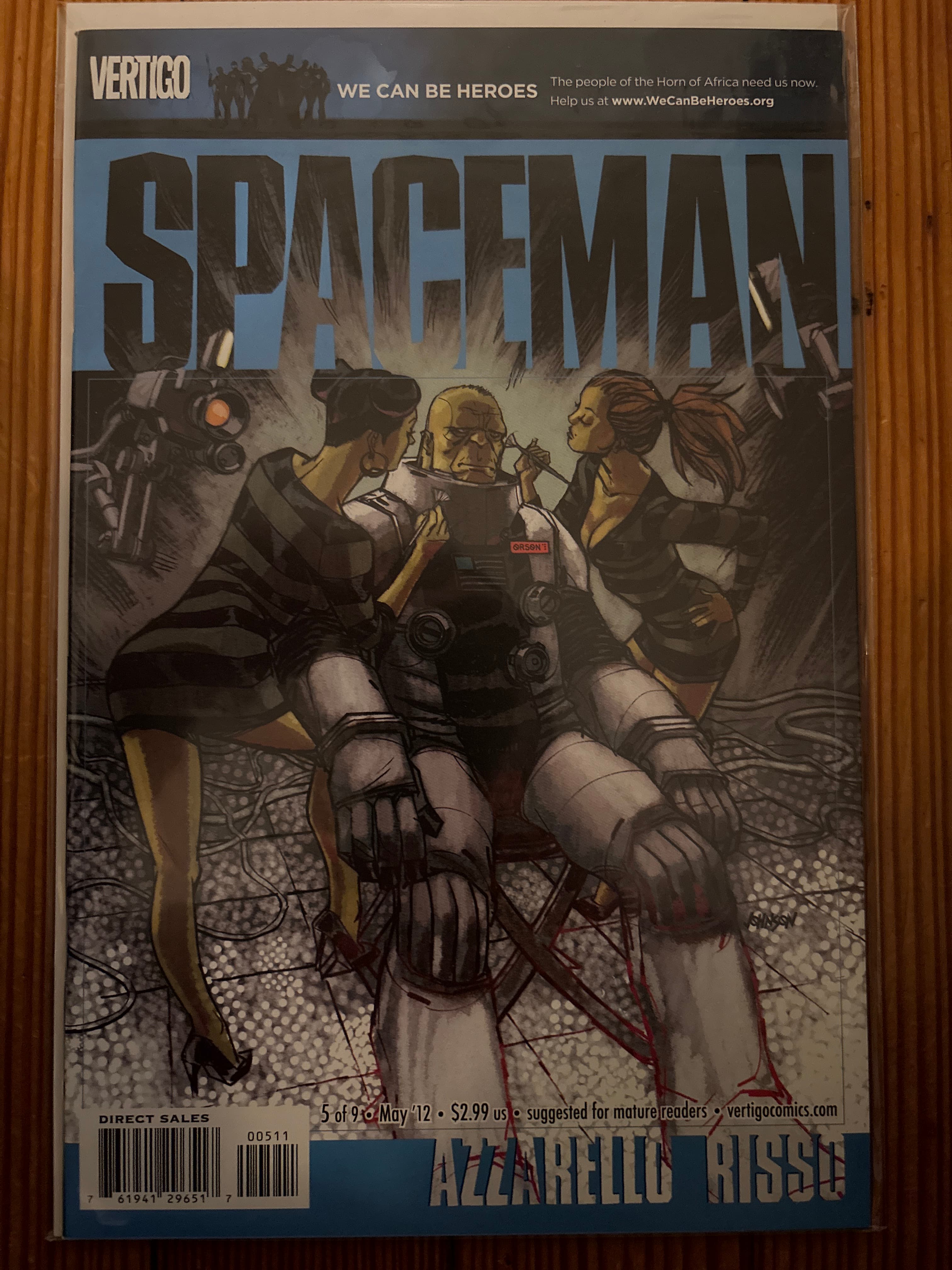 Cover of Spaceman (2011) #5