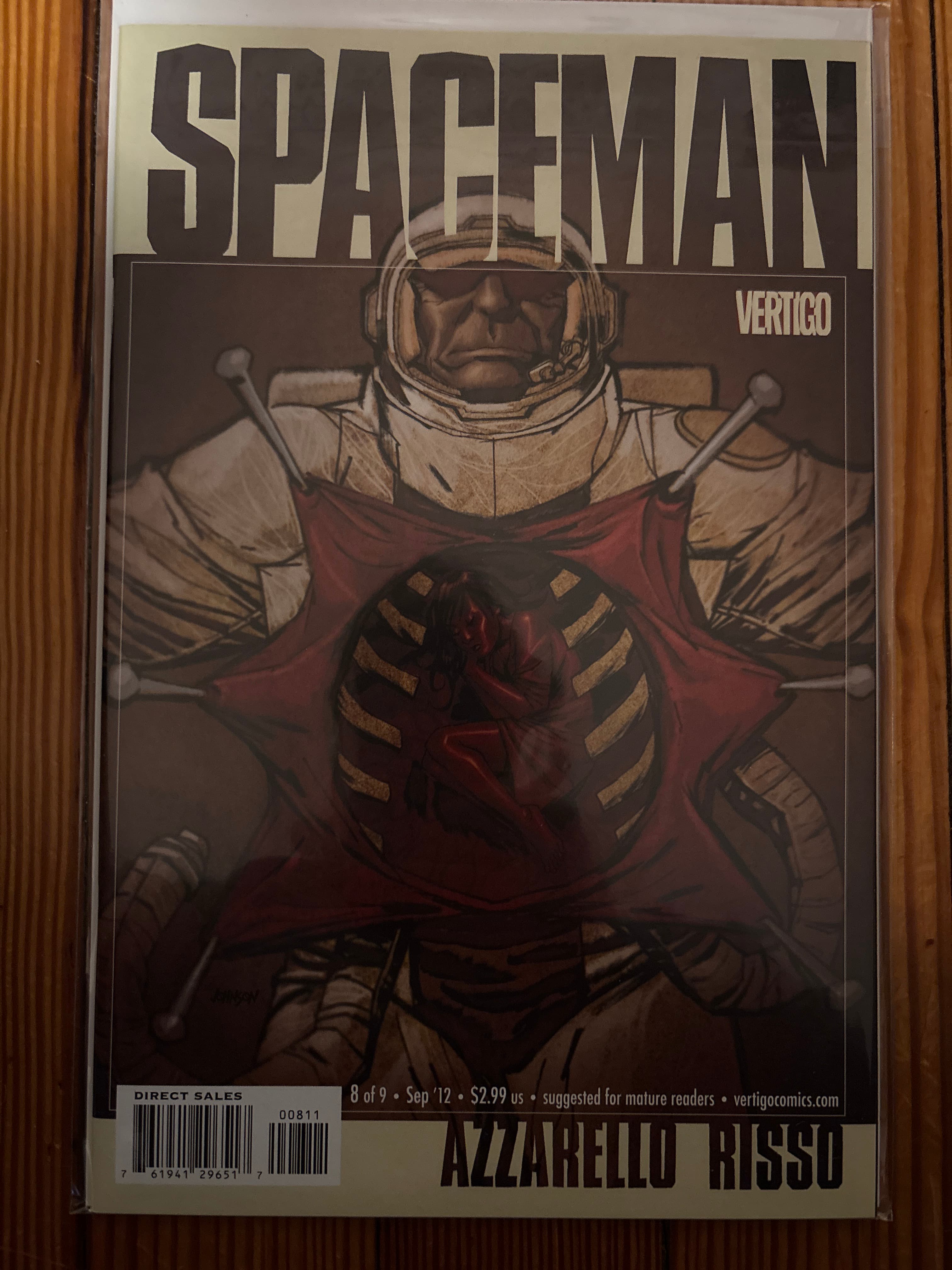 Cover of Spaceman (2011) #8
