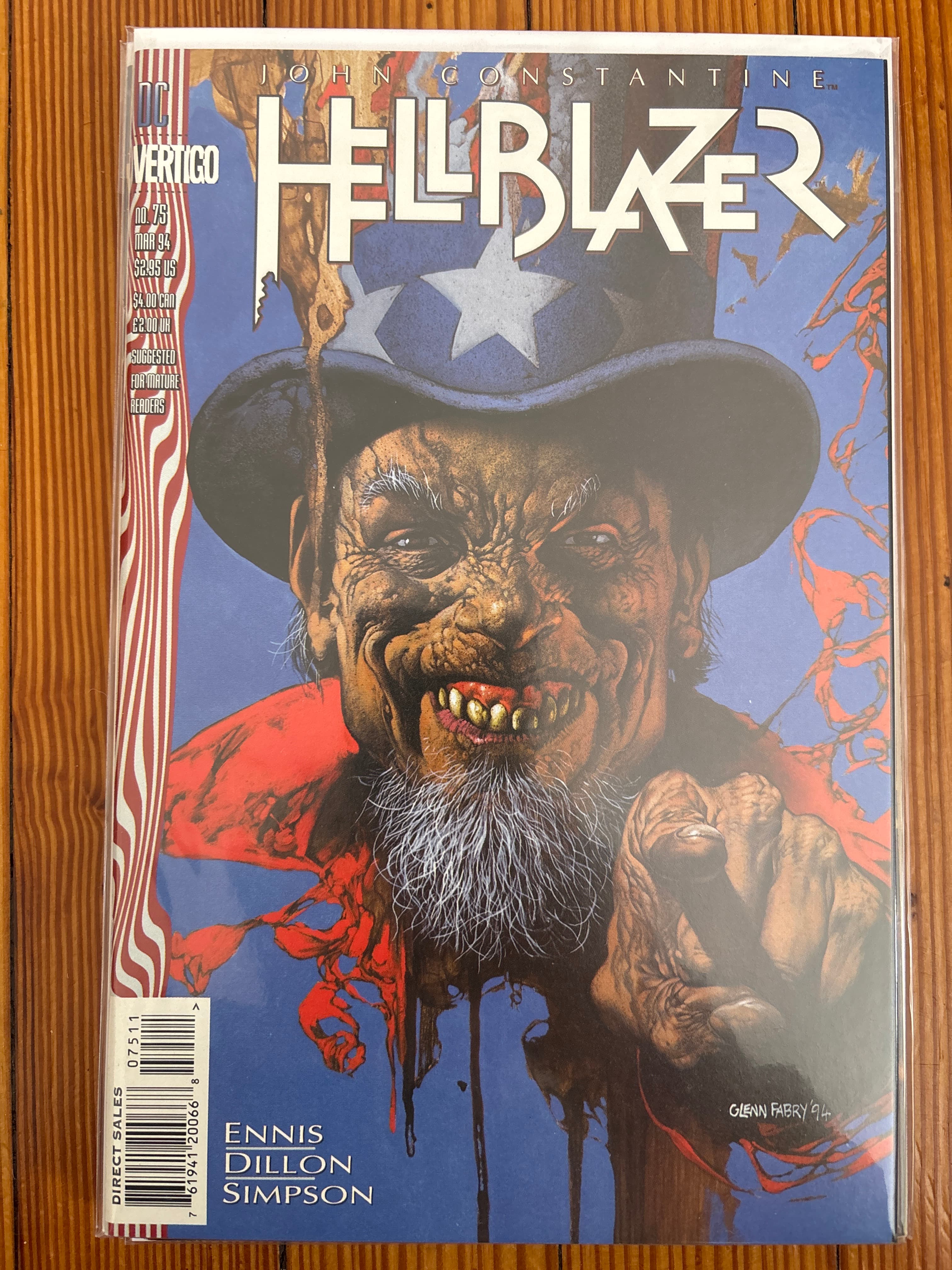 Cover of Hellblazer (1988) #75