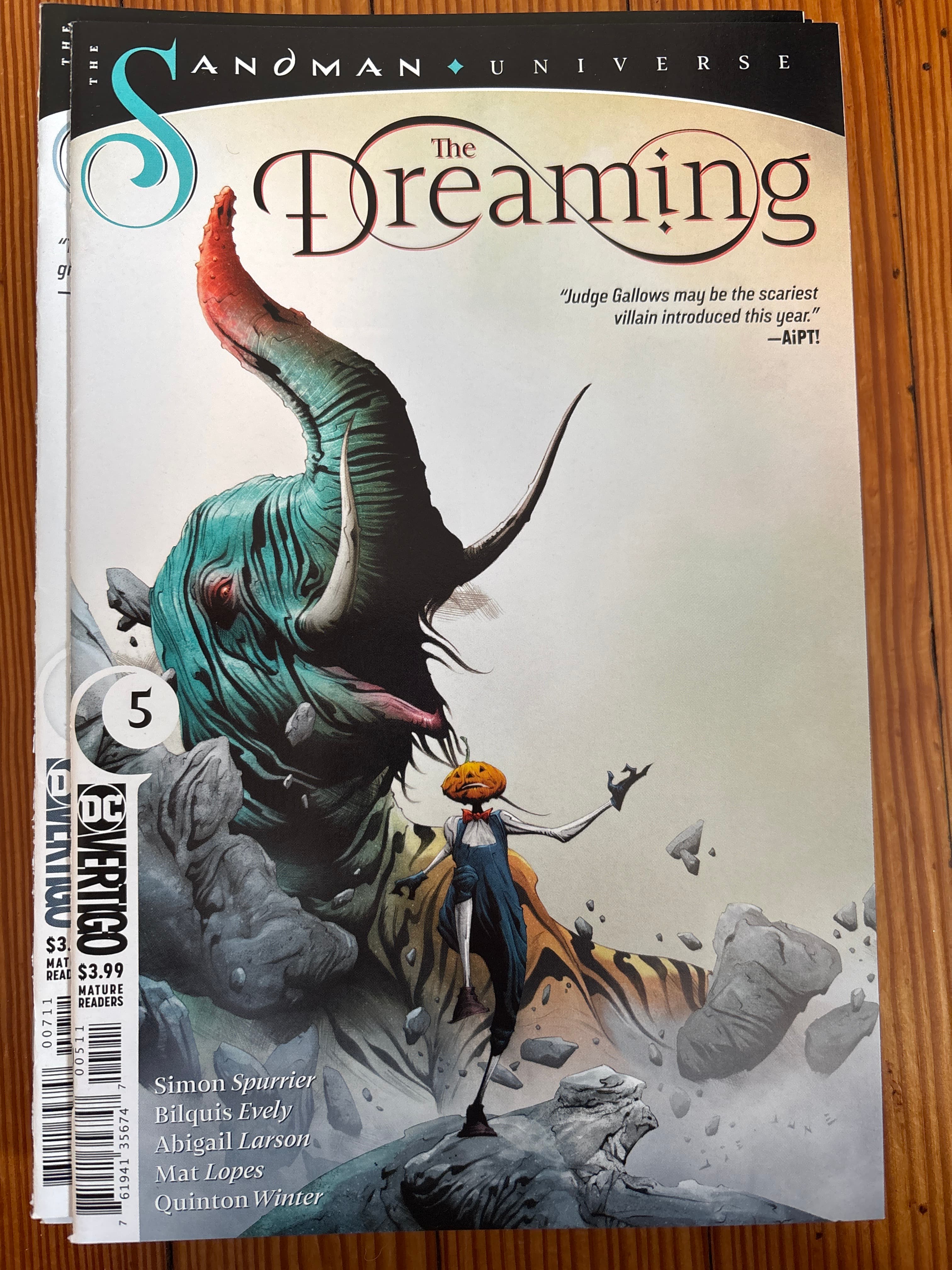 Cover of The Dreaming (2018) #5