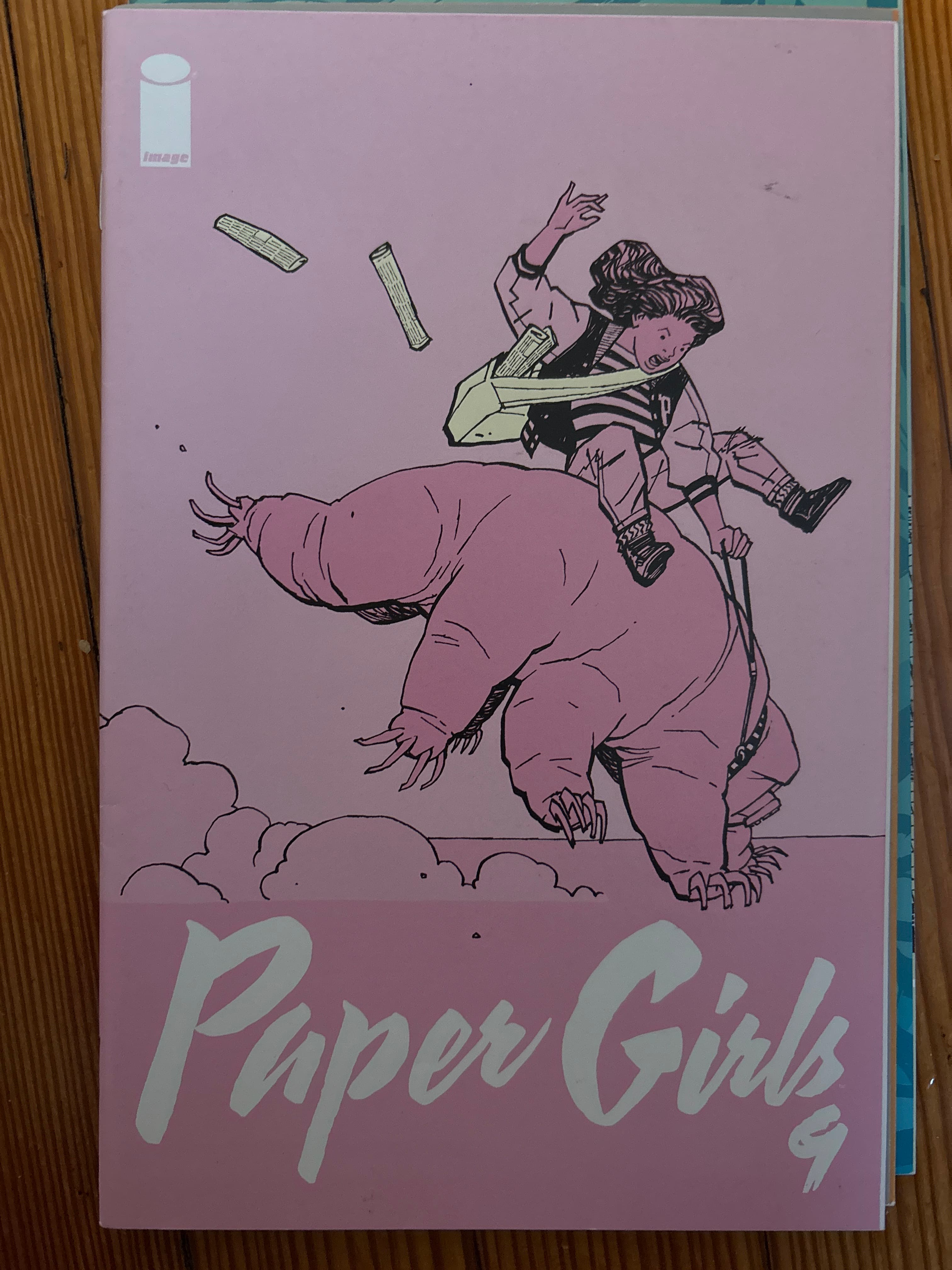 Cover of Paper Girls (2015) #9