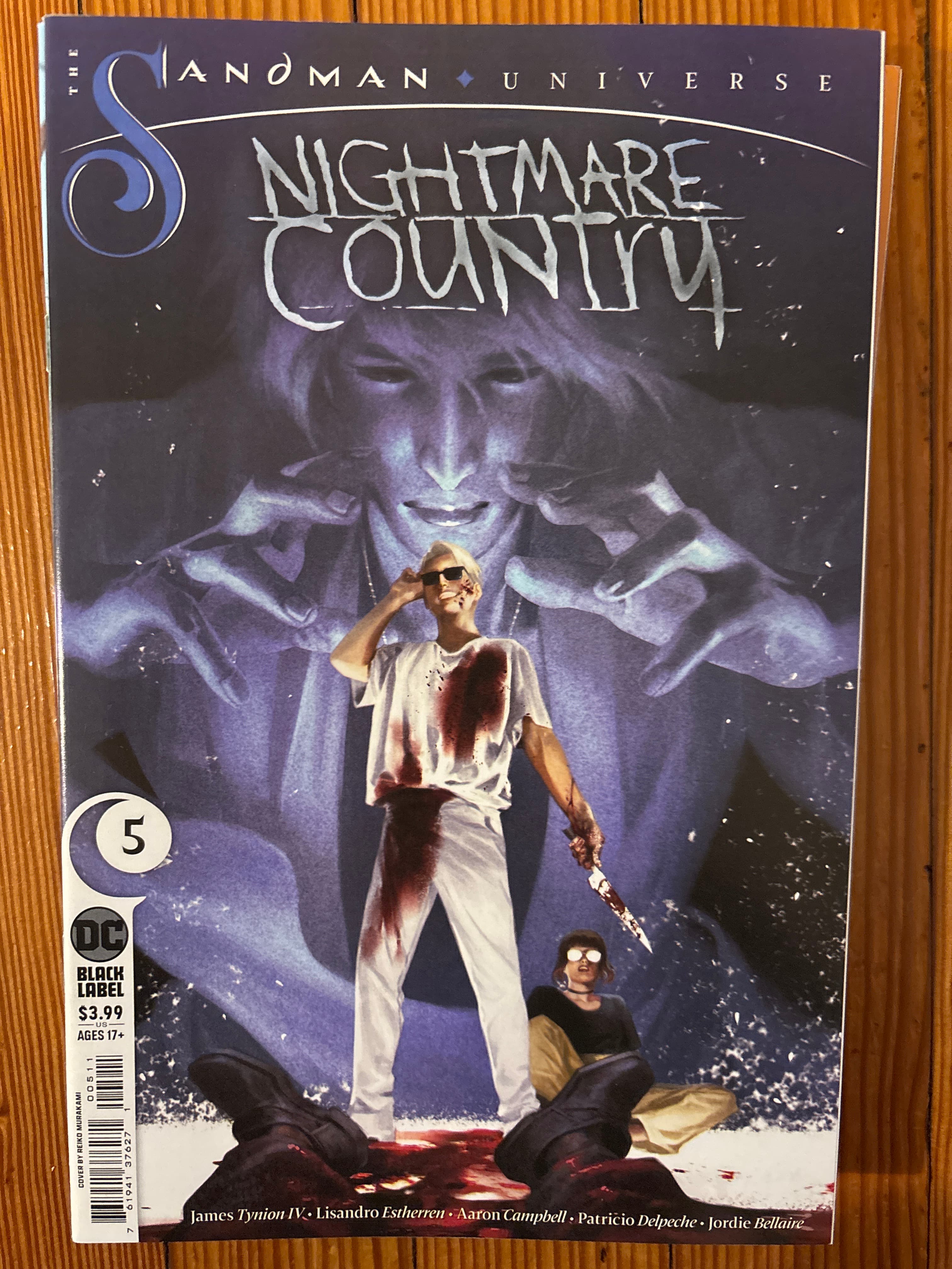 Cover of The Sandman Universe: Nightmare Country (2022) #5