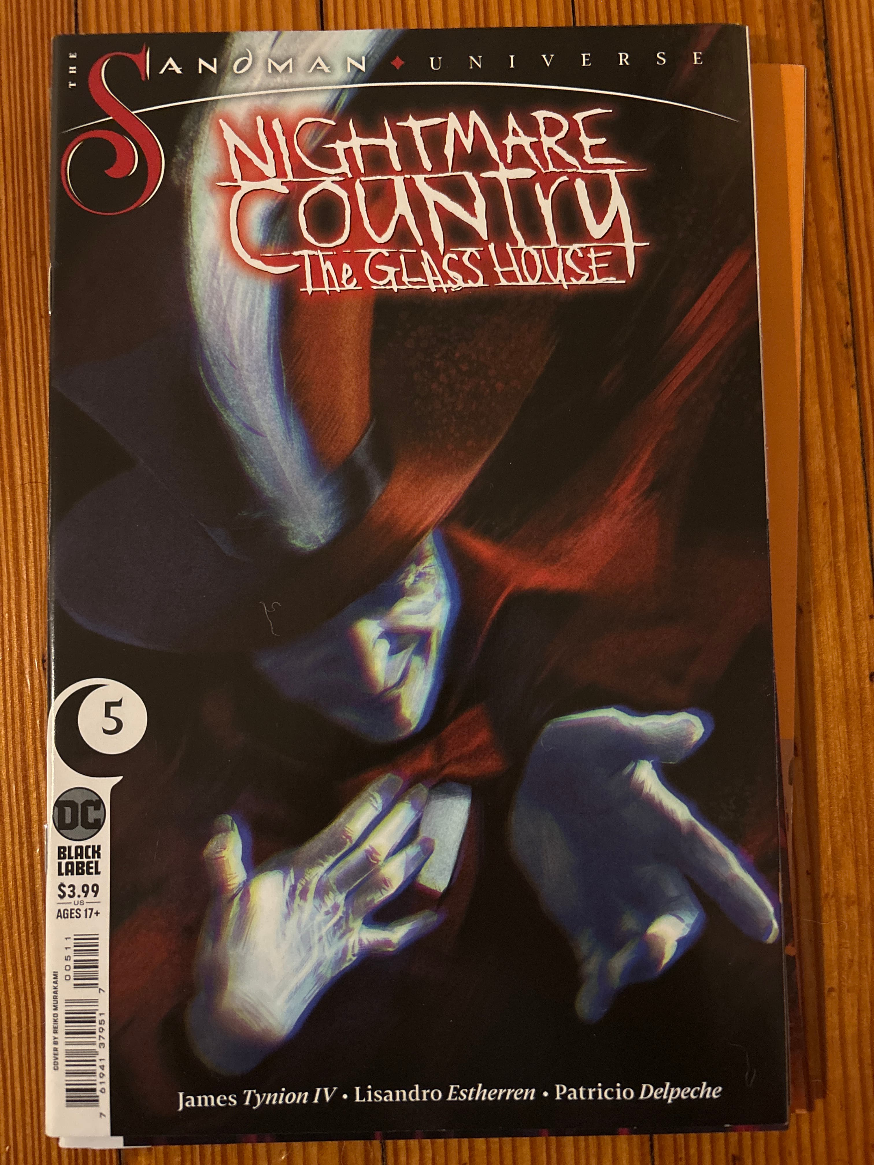 Cover of The Sandman Universe: Nightmare Country - The Glass House (2023) #5