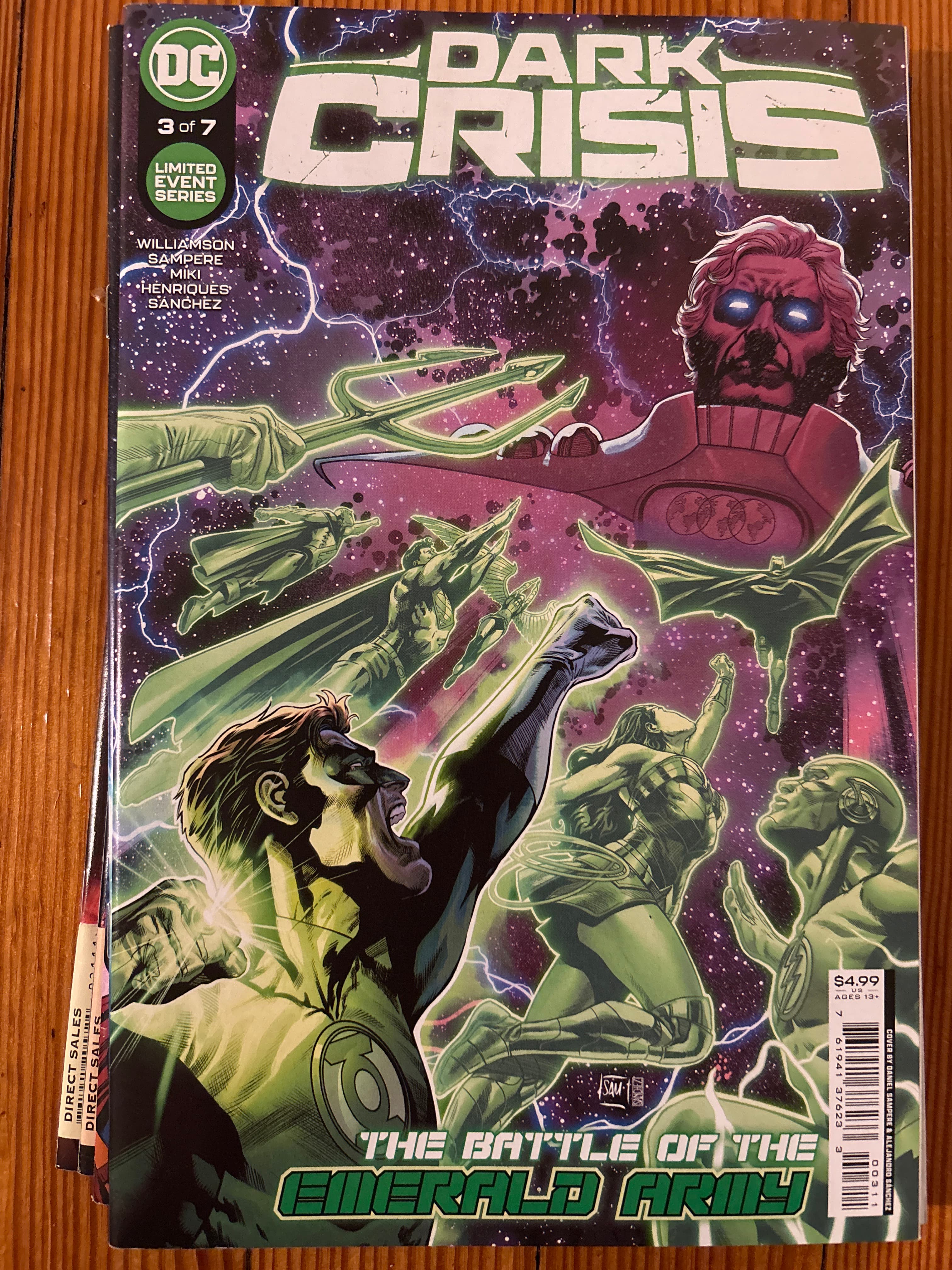 Cover of Dark Crisis on Infinite Earths (Dark Crisis) (2022) #3 — Daniel Sampere Cover