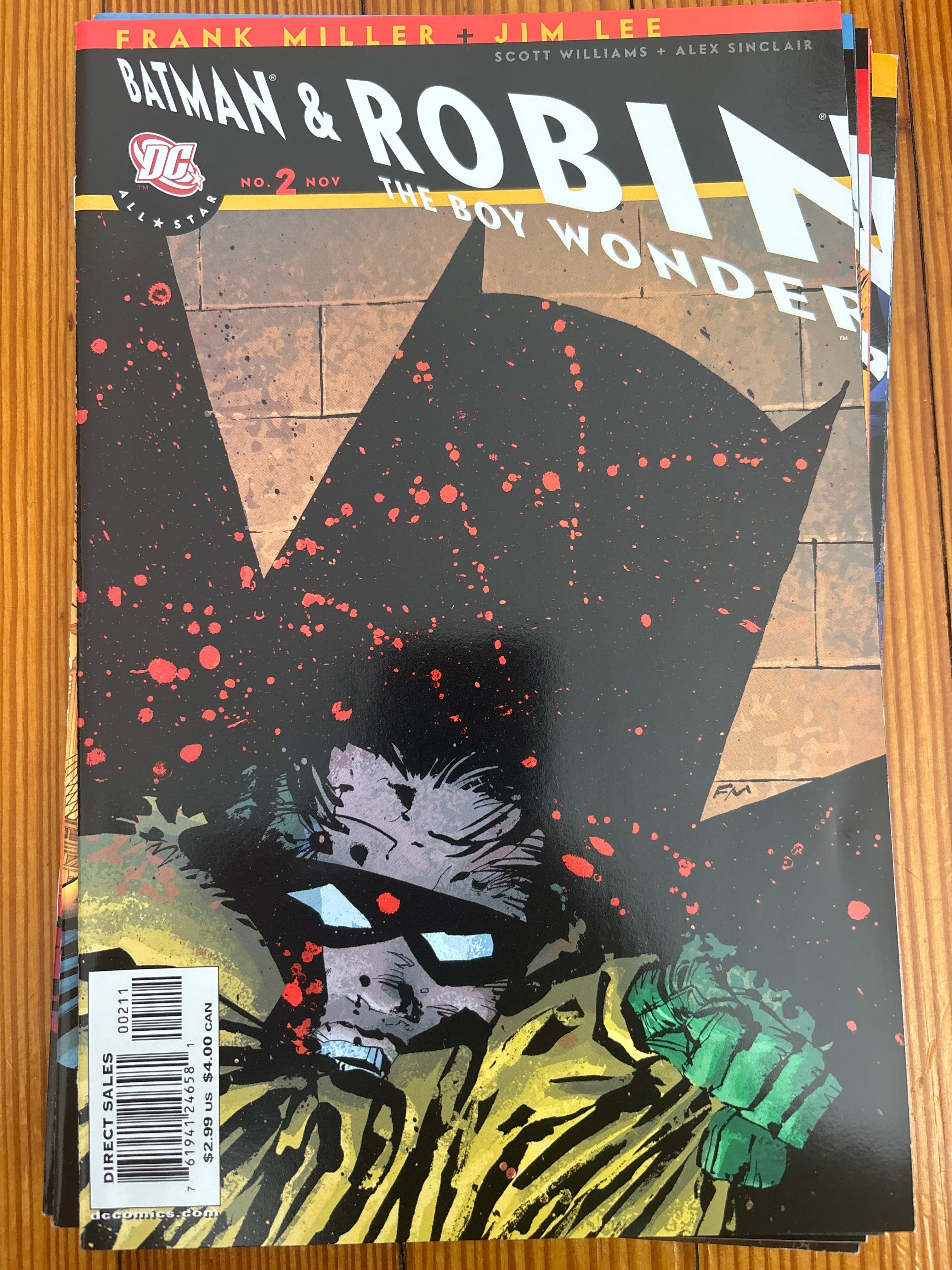 Cover of All Star Batman & Robin, the Boy Wonder (2005) #2 — Frank Miller Cover