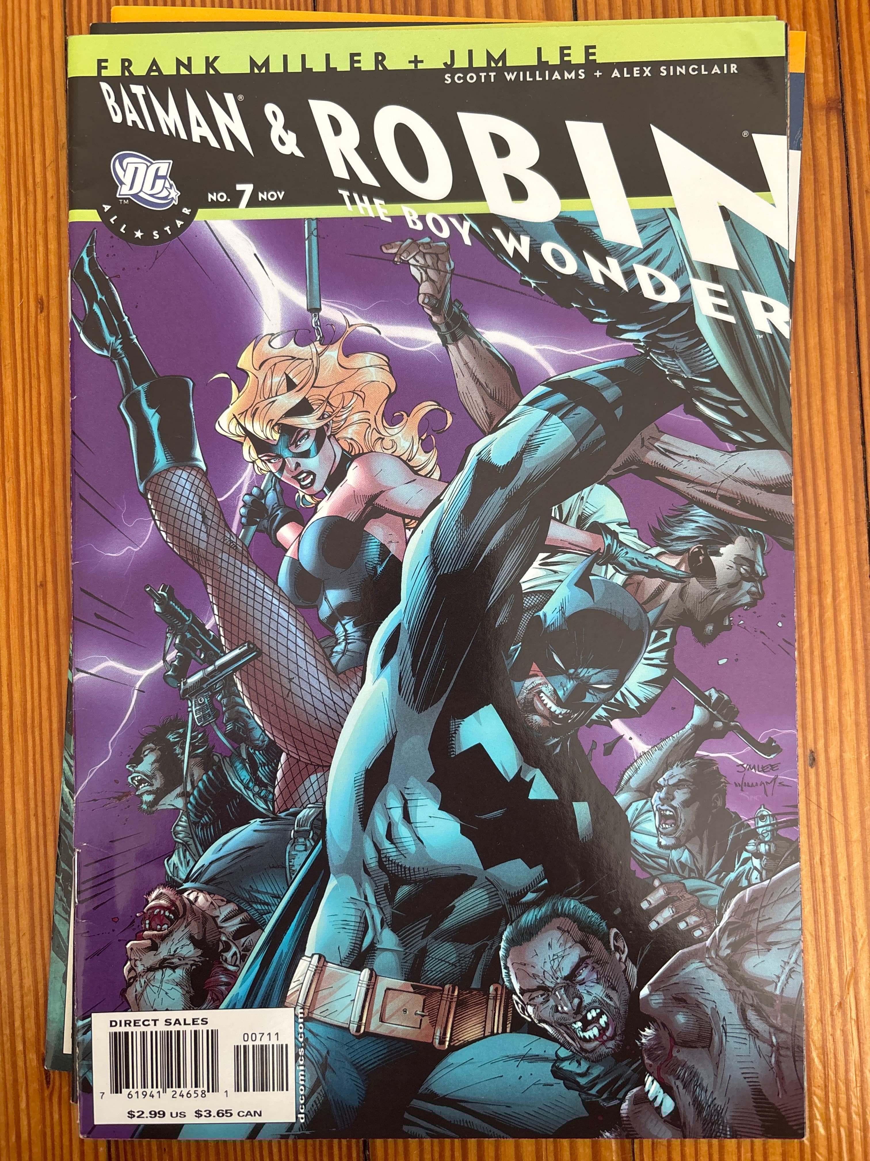 Cover of All Star Batman & Robin, the Boy Wonder (2005) #7 — Direct Sales