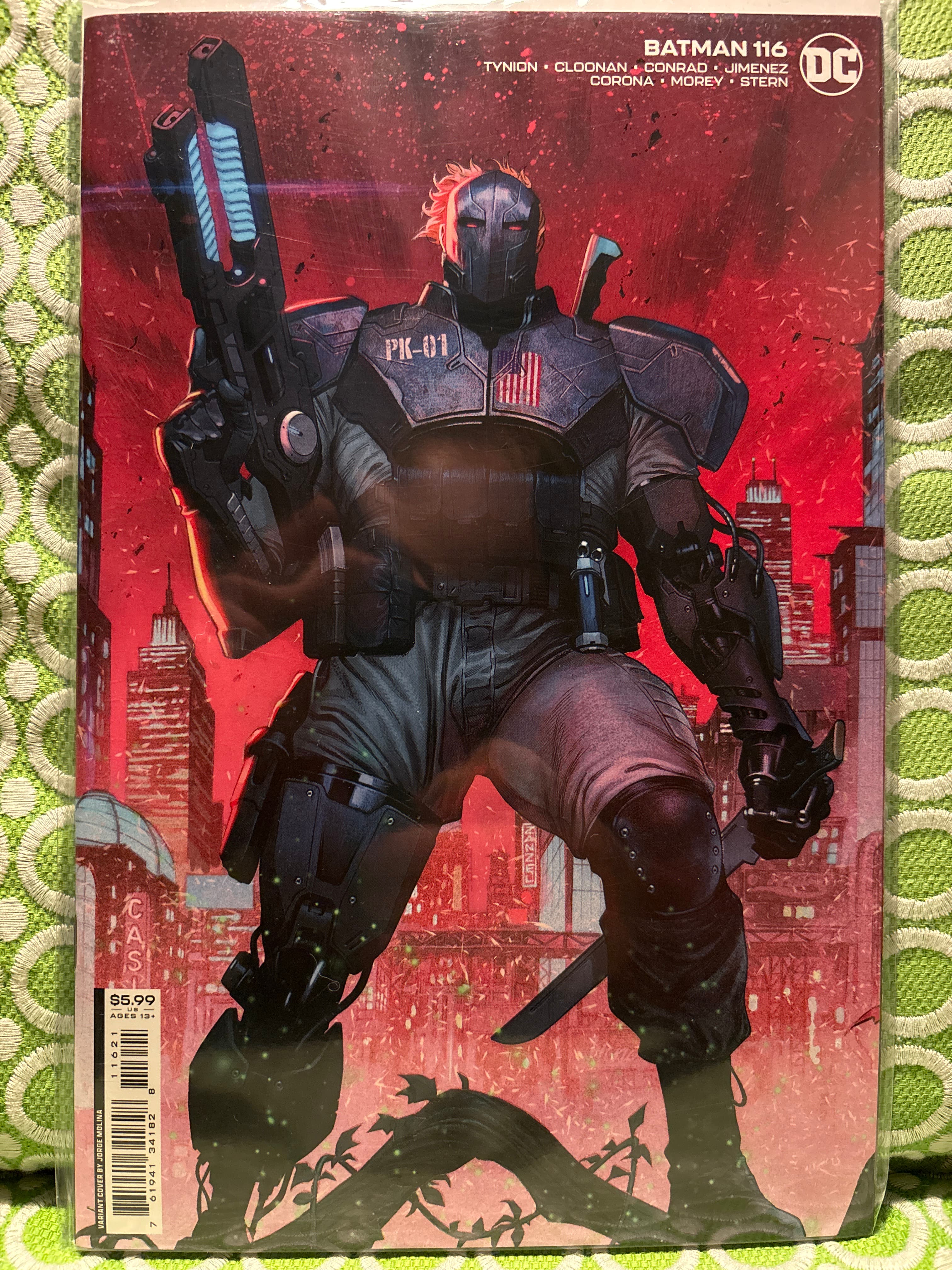 Cover of Batman (2016) #116 — Jorge Molina Cardstock Variant Cover