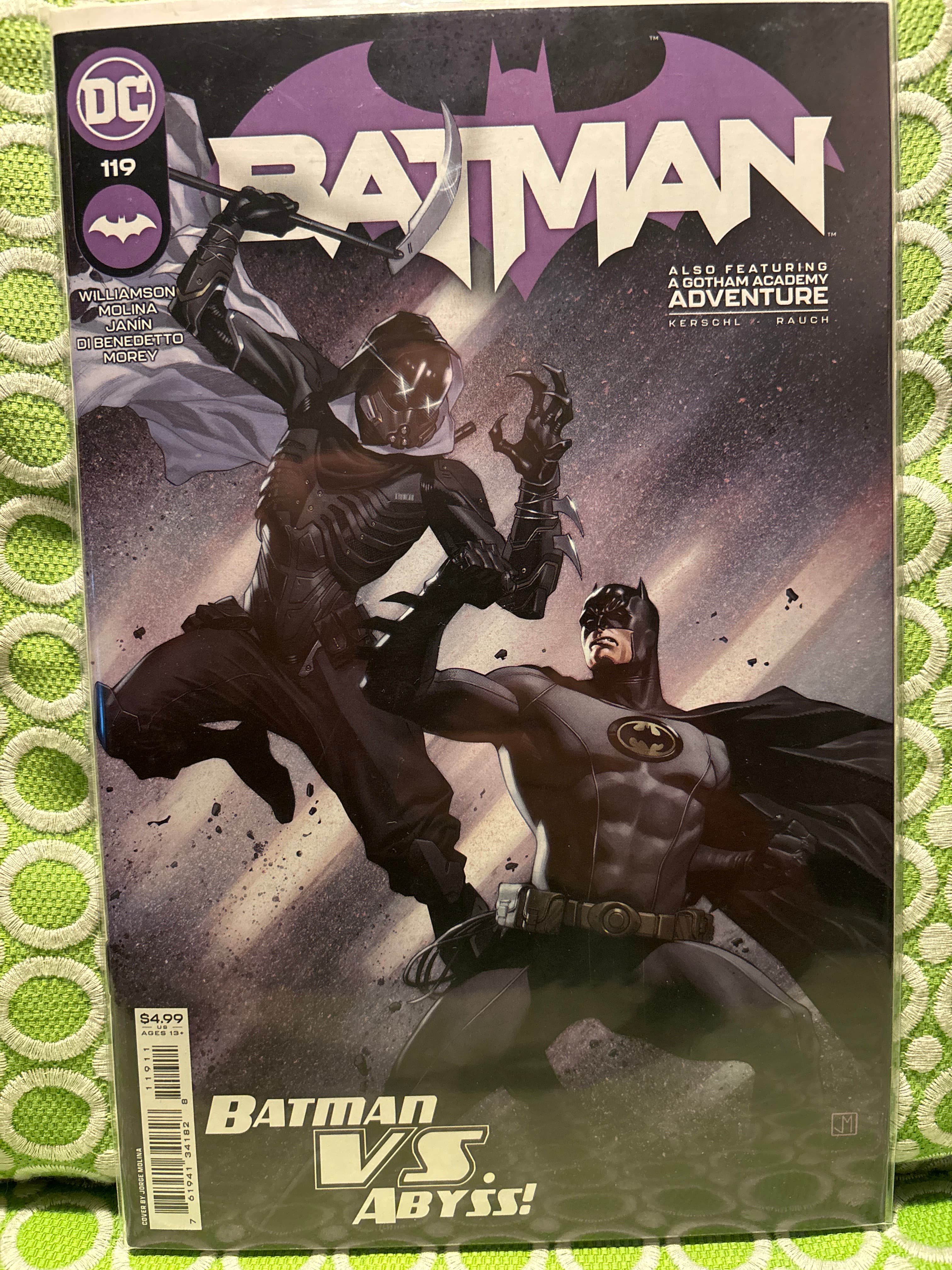 Cover of Batman (2016) #119 — Jorge Molina Cover