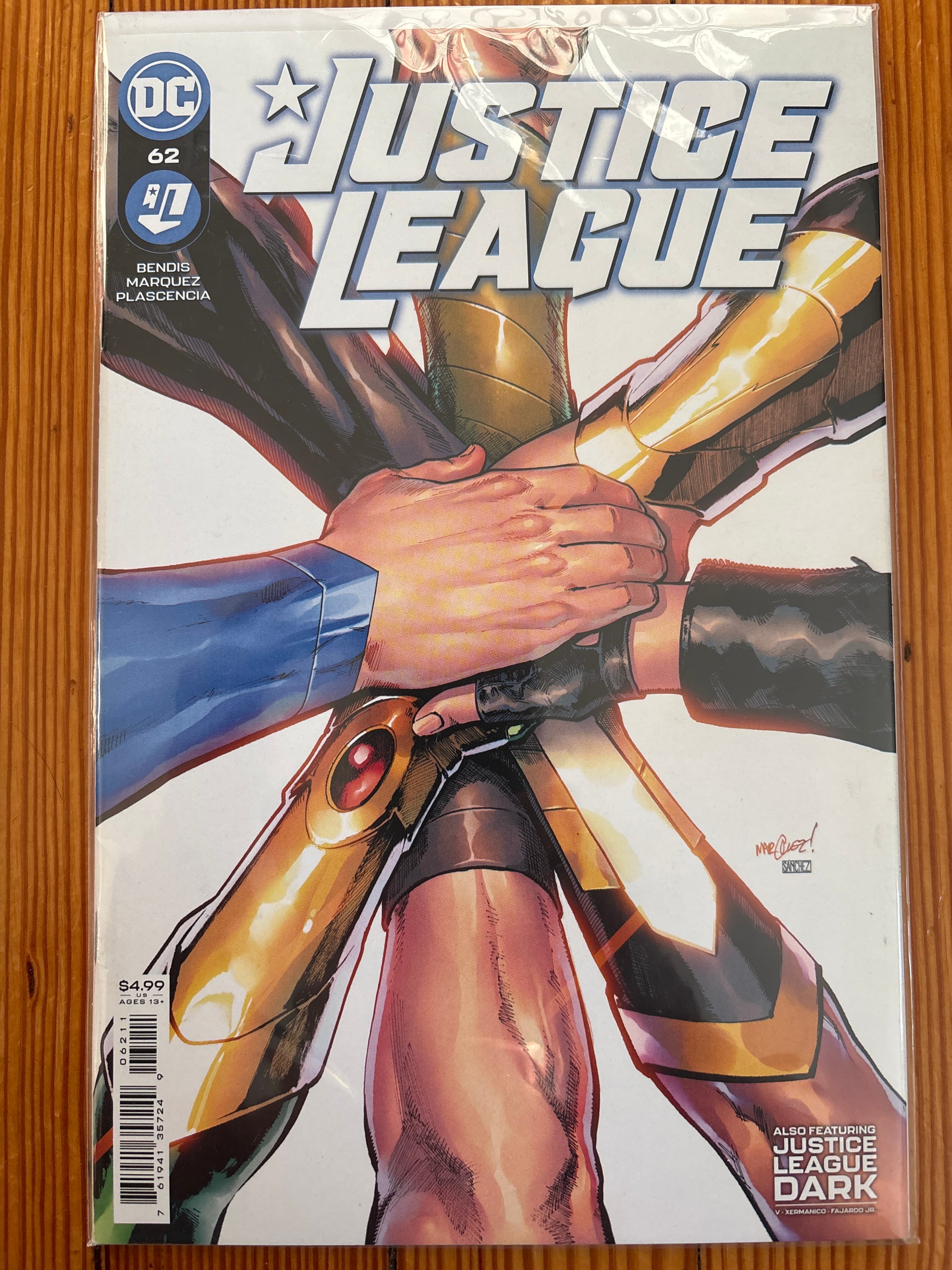 Cover of Justice League (2018) #62 — David Marquez Cover