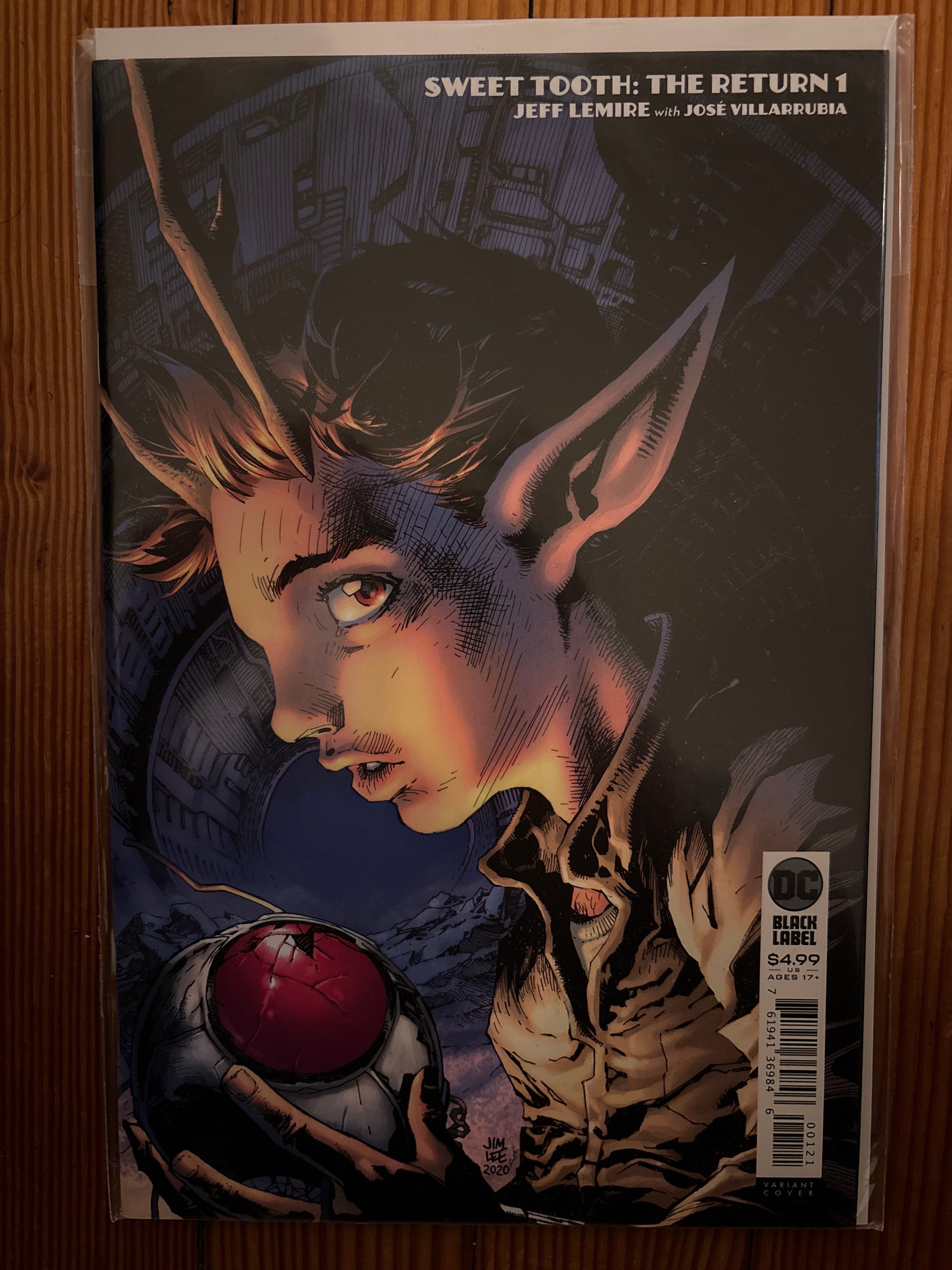 Cover of Sweet Tooth: The Return (2021) #1 — Jim Lee Cardstock Cover