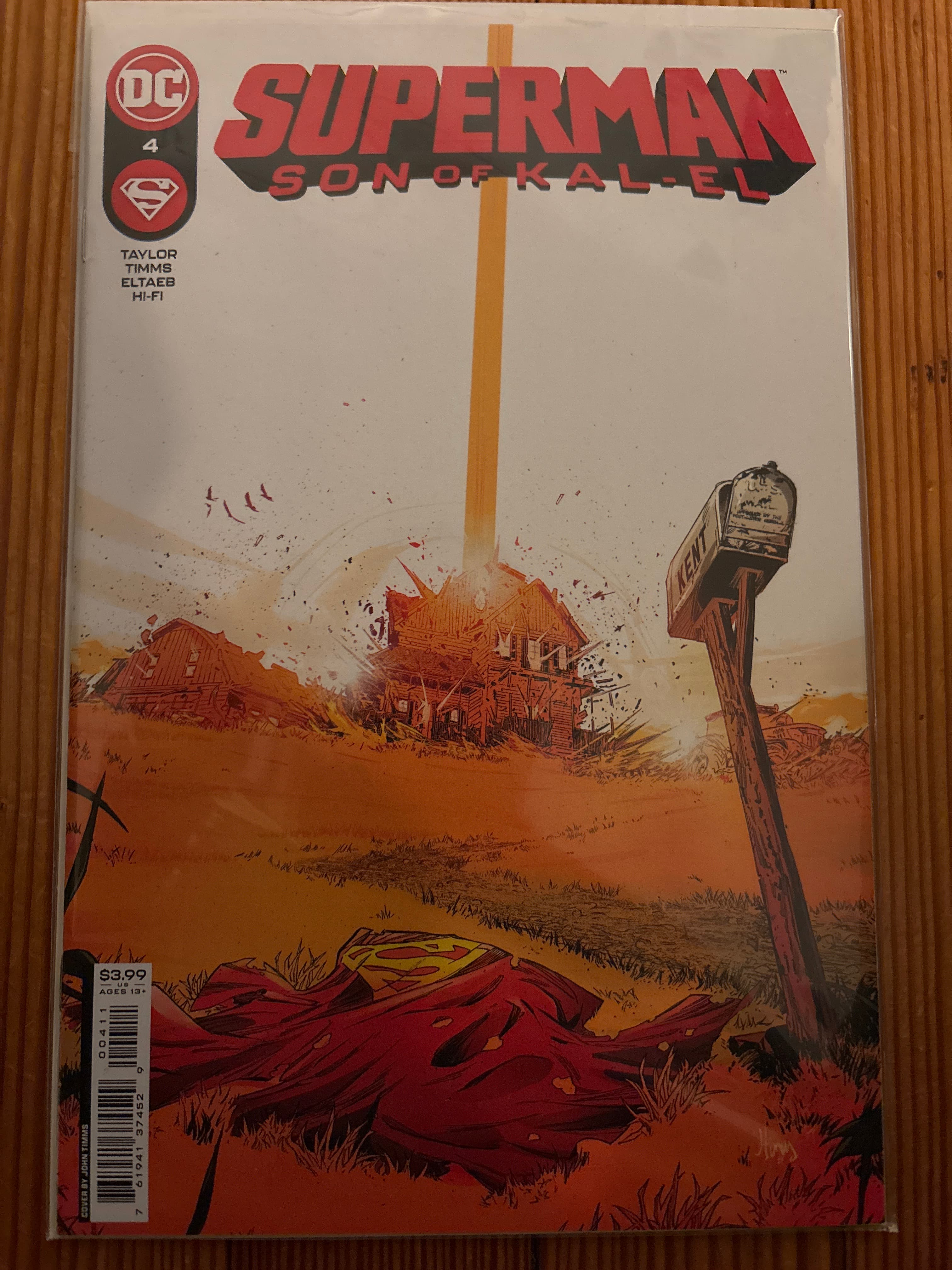 Cover of Superman: Son of Kal-El (2021) #4 — John Timms Cover