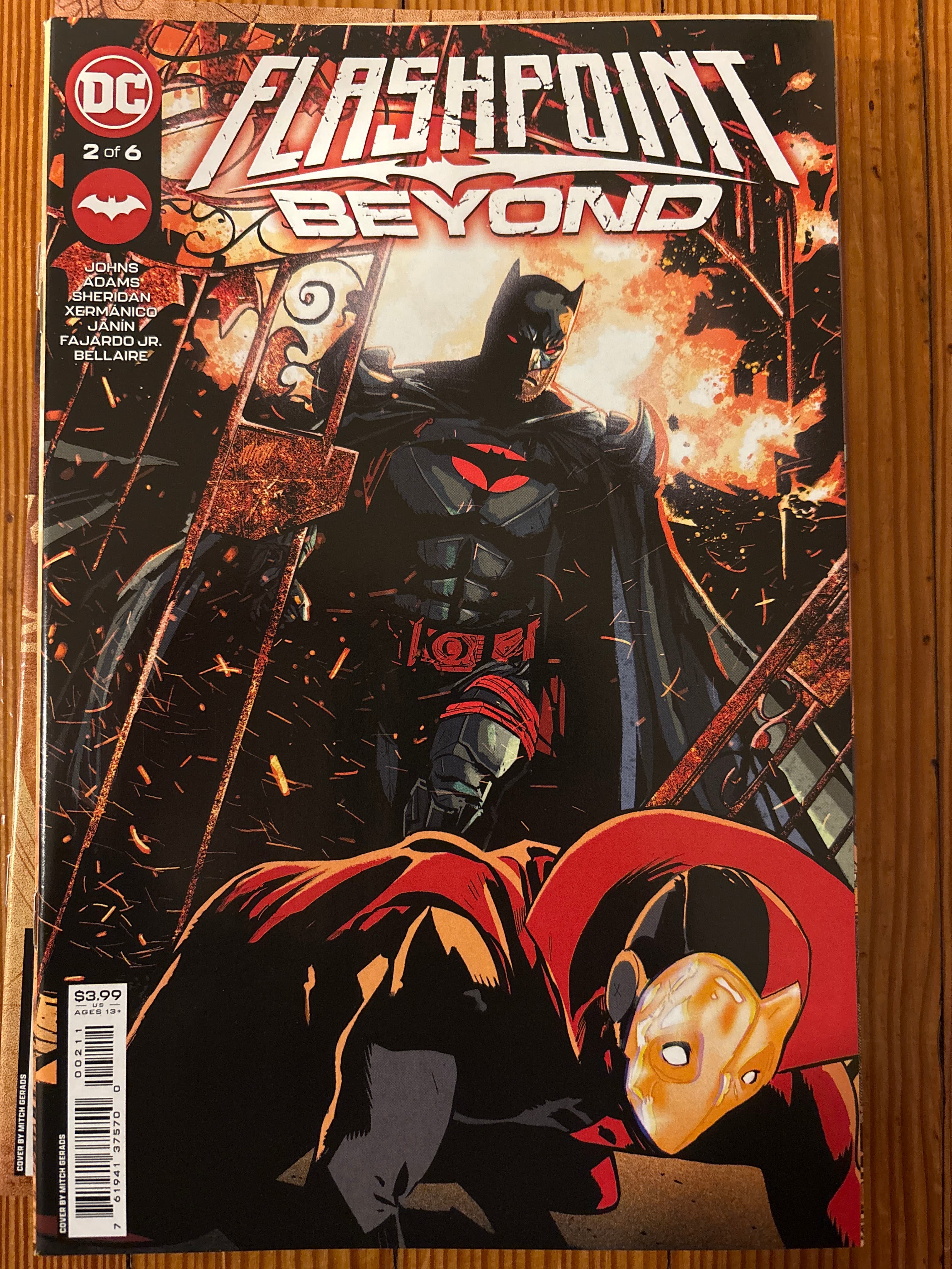 Cover of Flashpoint Beyond (2022) #2 — Mitch Gerads Cover