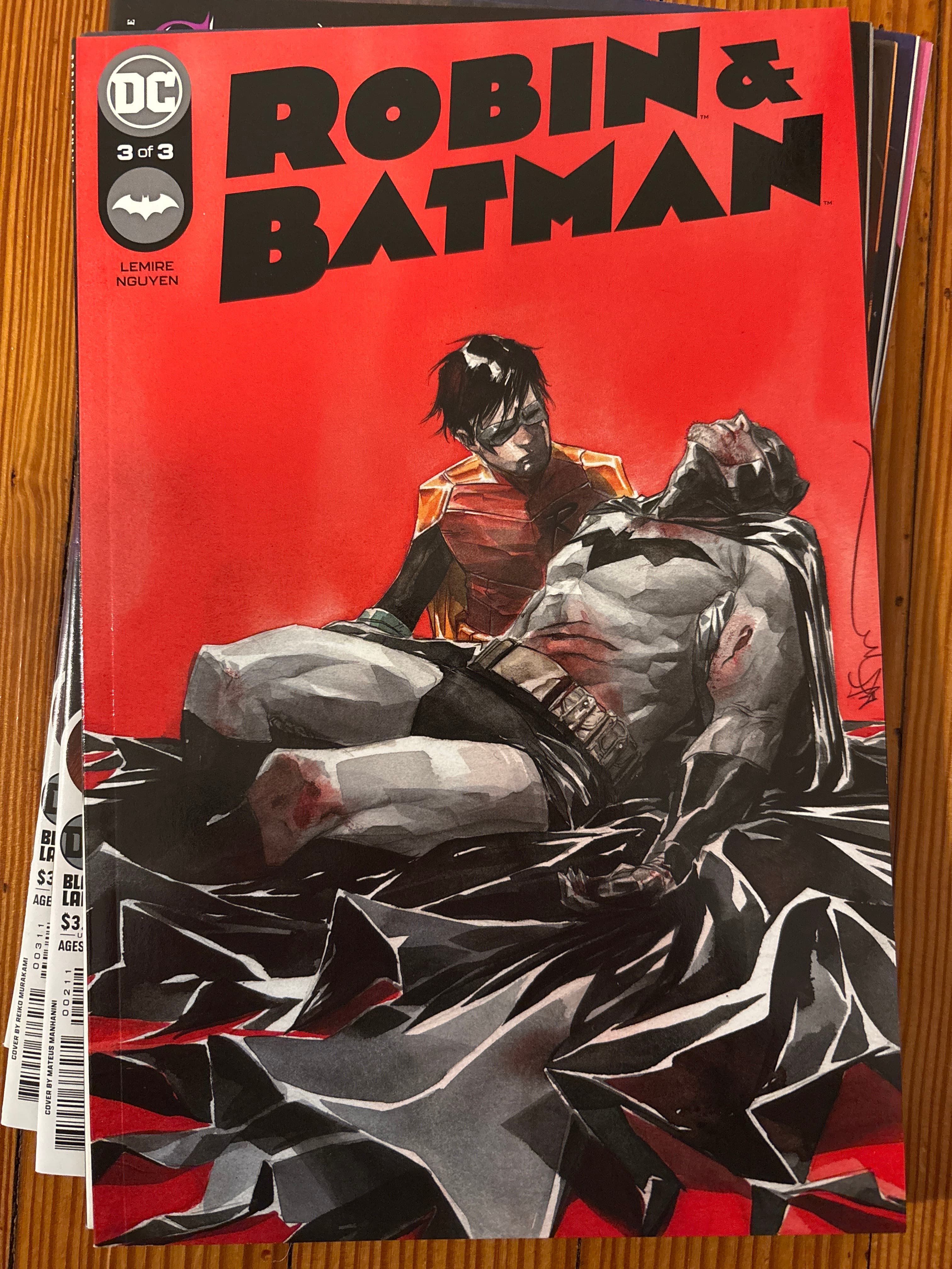 Cover of Robin & Batman (2022) #3 — Dustin Nguyen Cover