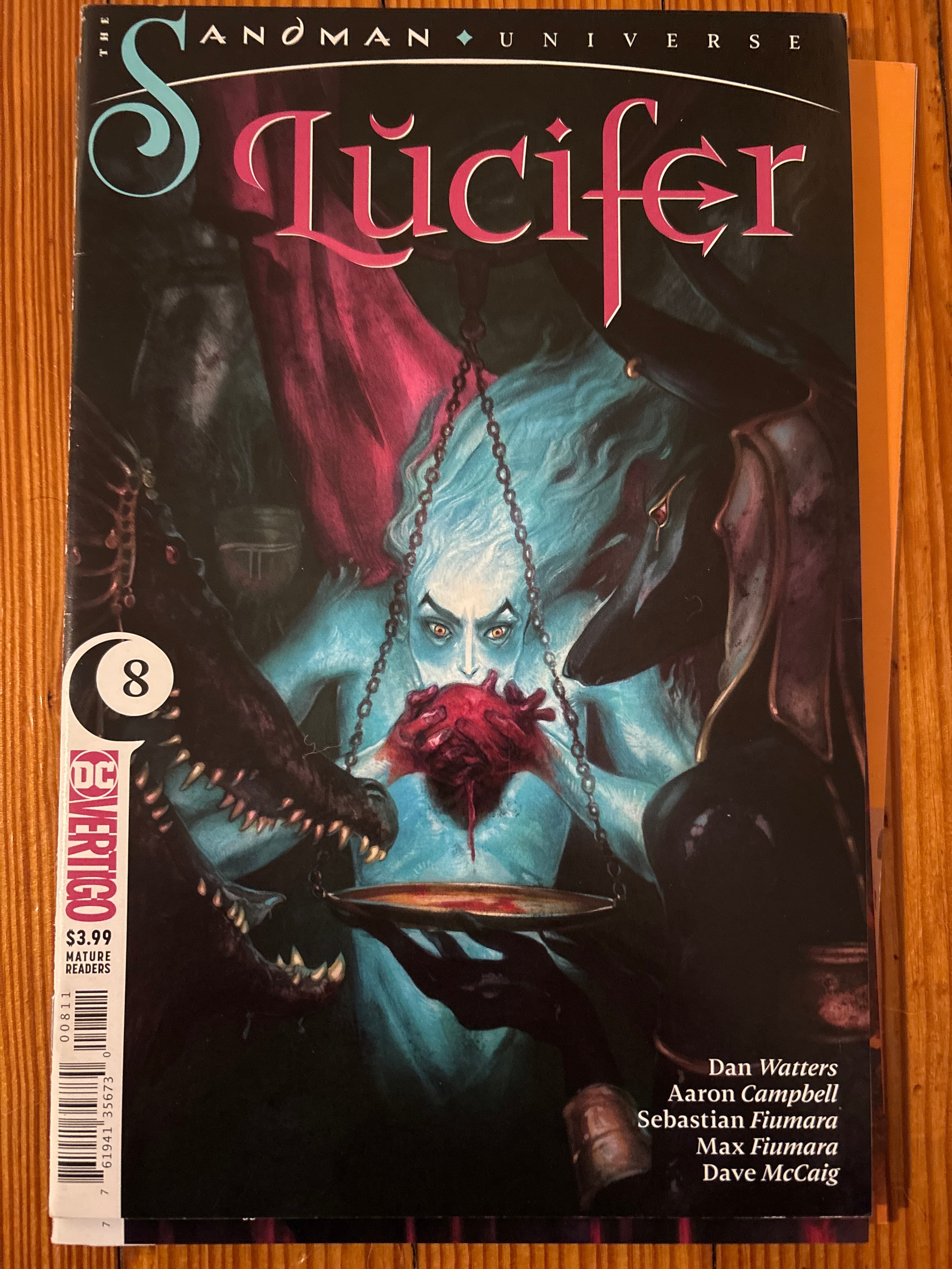 Cover of Lucifer (2018) #8